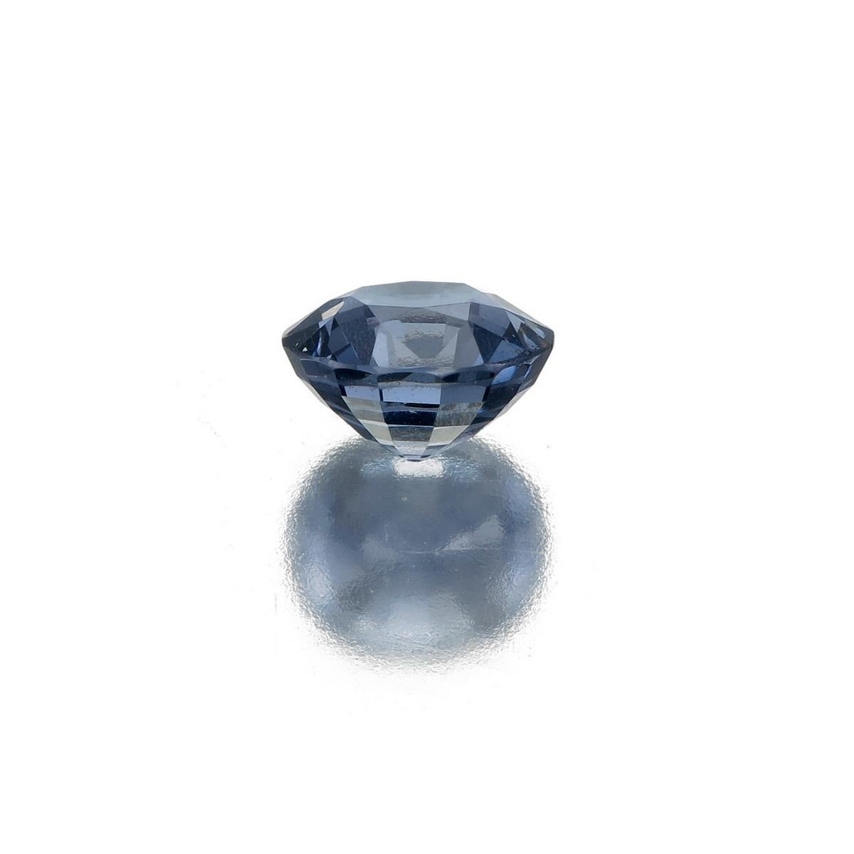 Oval Cut GIL Certified 1.91 Carat Cobalt Blue Natural Spinel from Burma For Sale