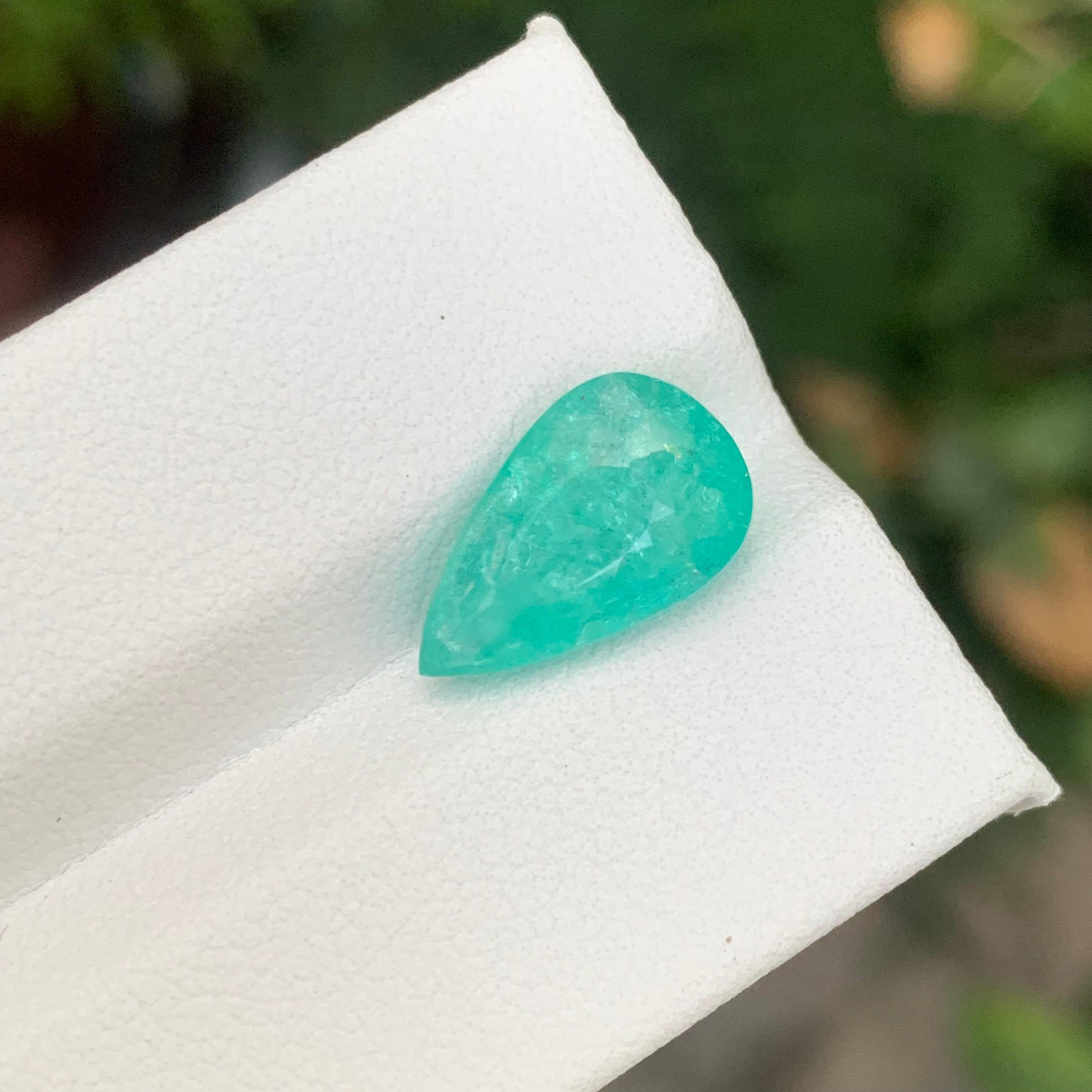 Gemma naturale sciolta Paraiba Tourmaline a forma di pera certificata GIL da 4,47 carati in vendita 5