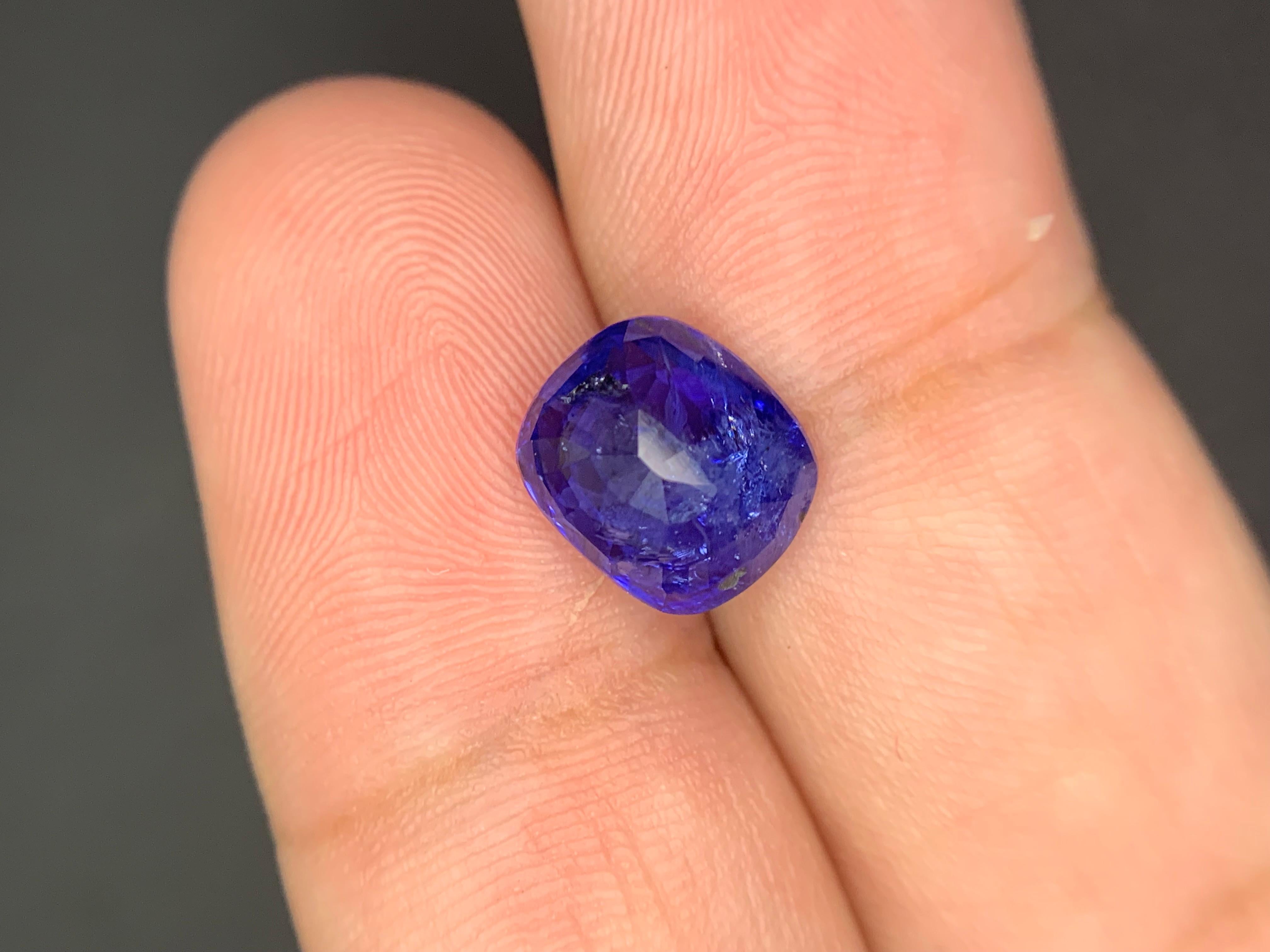Saphir royal bleu de Ceylan certifié GIL de 4,57 carats naturel en vrac en vente 6