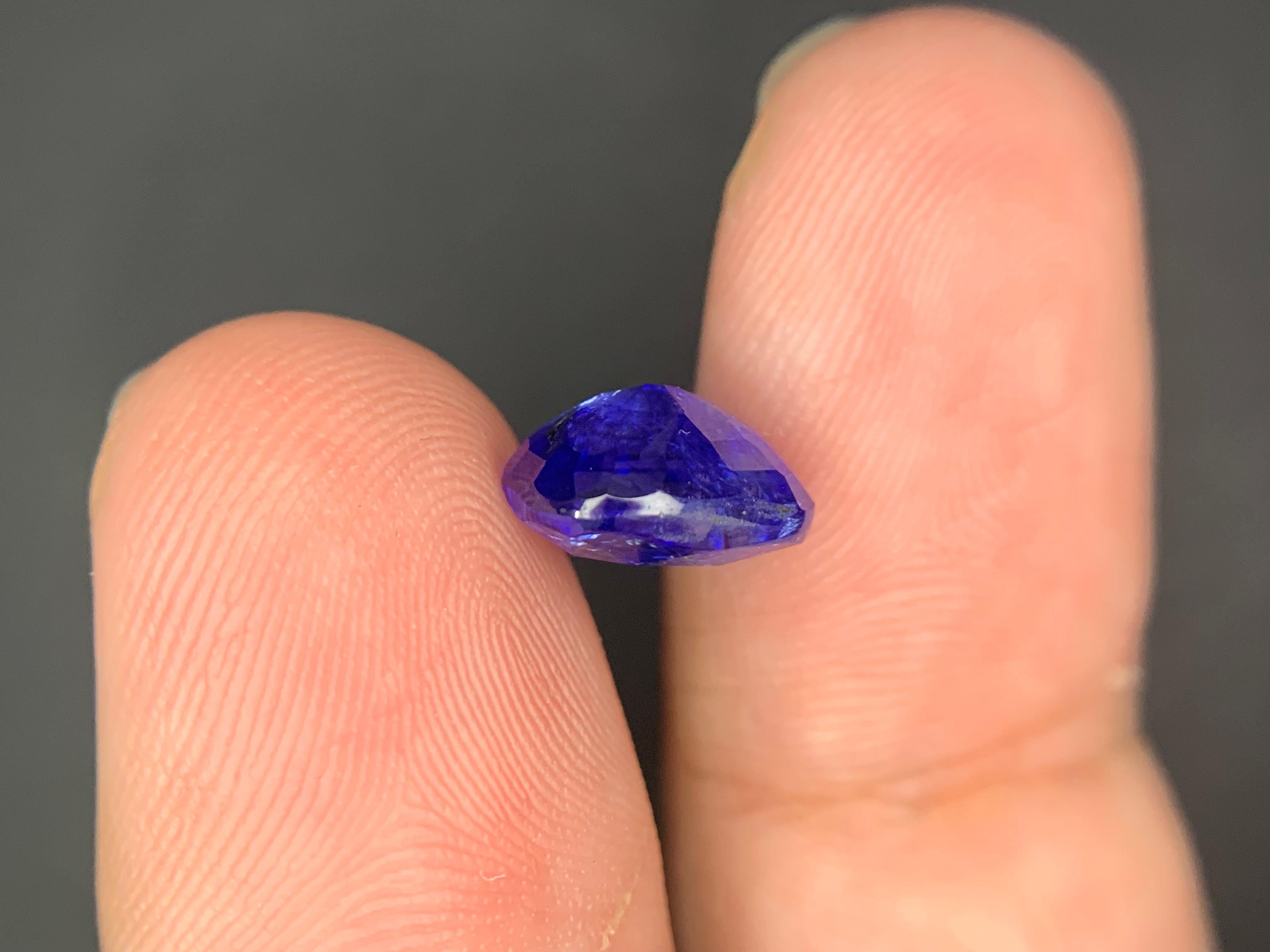 Saphir royal bleu de Ceylan certifié GIL de 4,57 carats naturel en vrac en vente 7