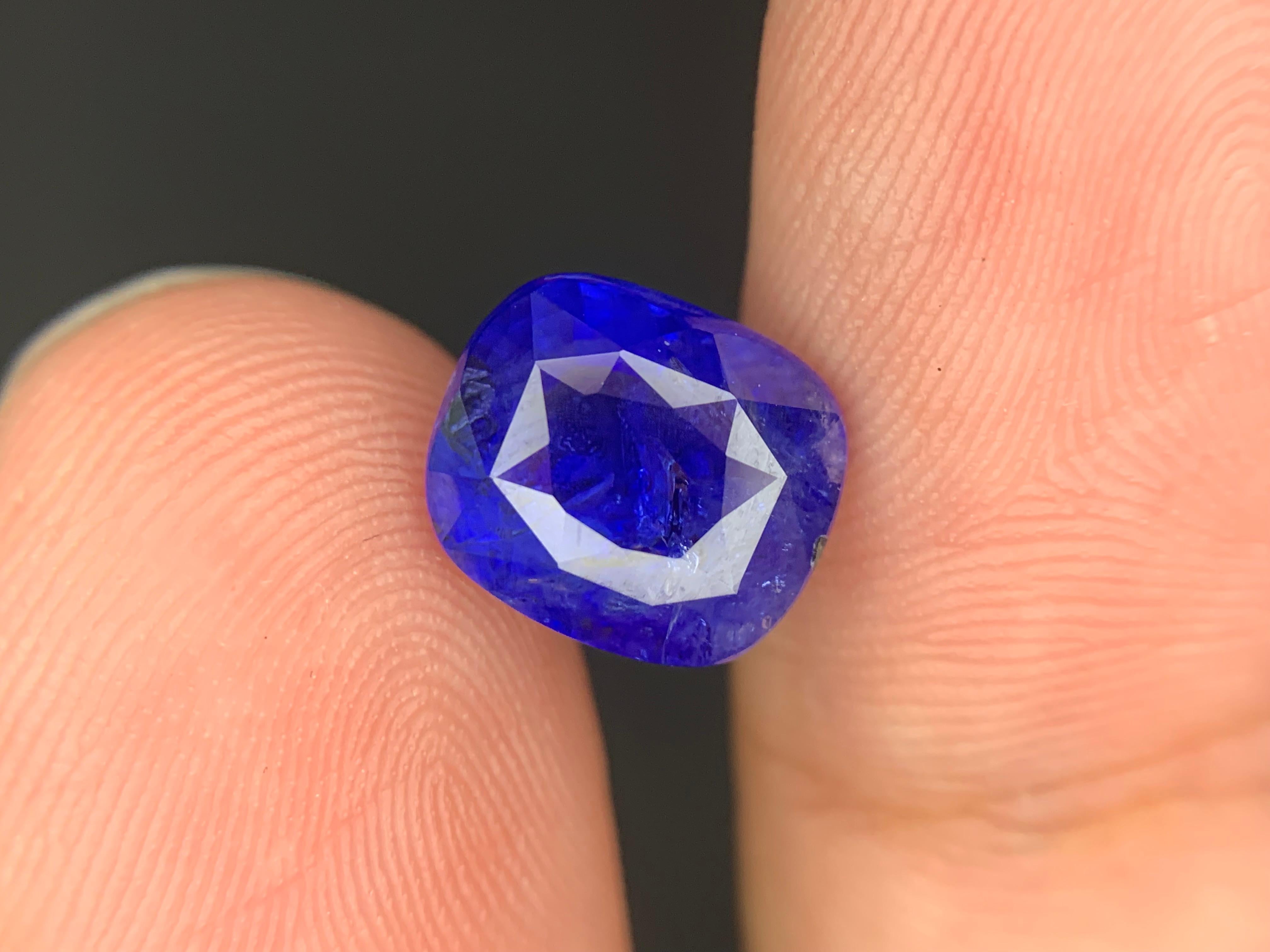 Saphir royal bleu de Ceylan certifié GIL de 4,57 carats naturel en vrac en vente 8