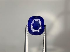 GIL Certified 4.57 Carat Natural Loose Royal Blue Ceylon Sapphire