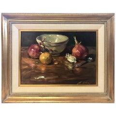 Used Gil DiCicco Original Signed Oil Painting Titled Still Life Number Nine