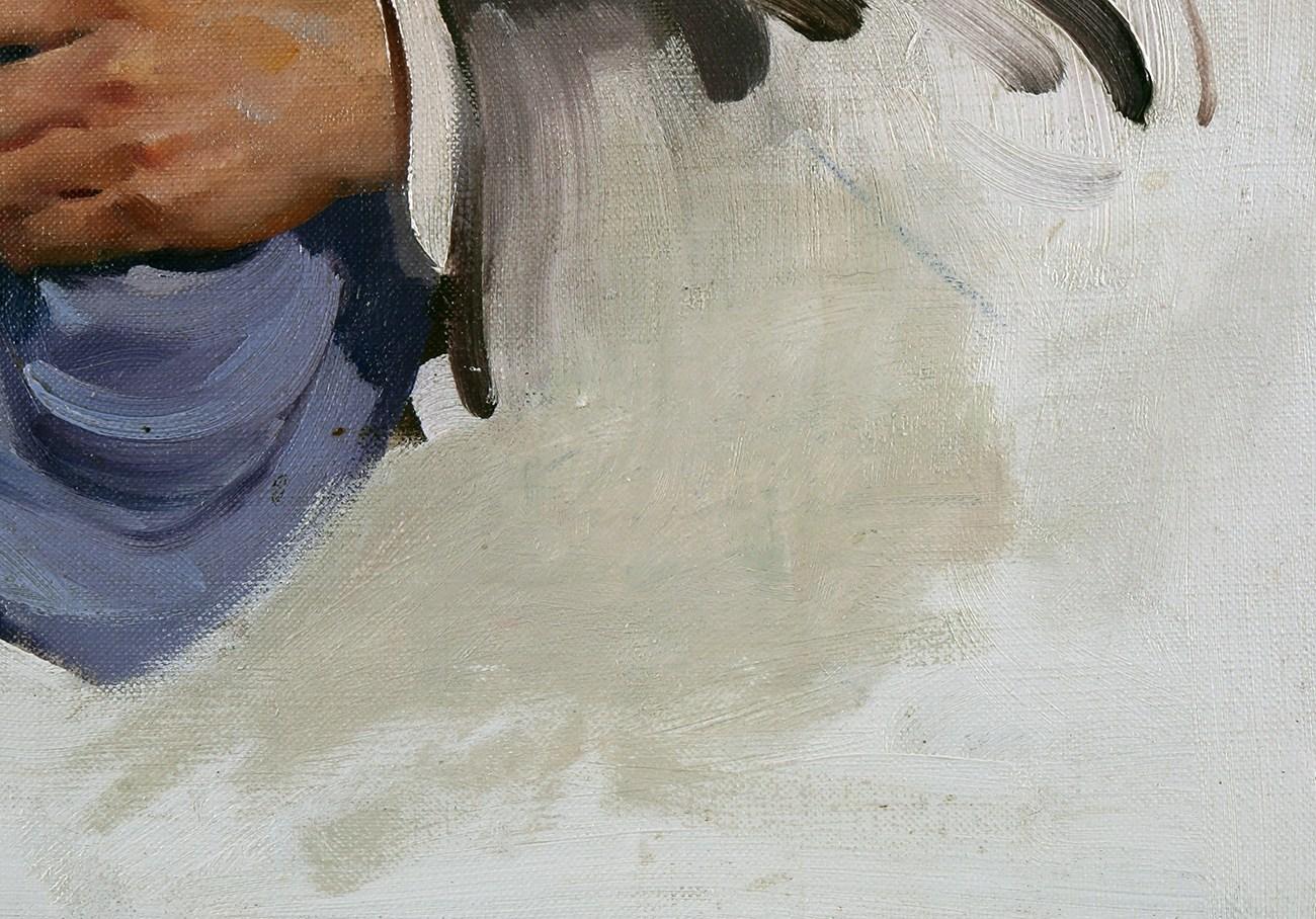 Clinch der Liebenden (Amerikanischer Realismus), Painting, von Gil Elvgren