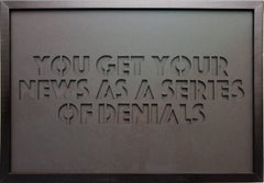 Sculpture Gil, « You Forget », 2017, 20 feuilles de papier découpé à la main empilées