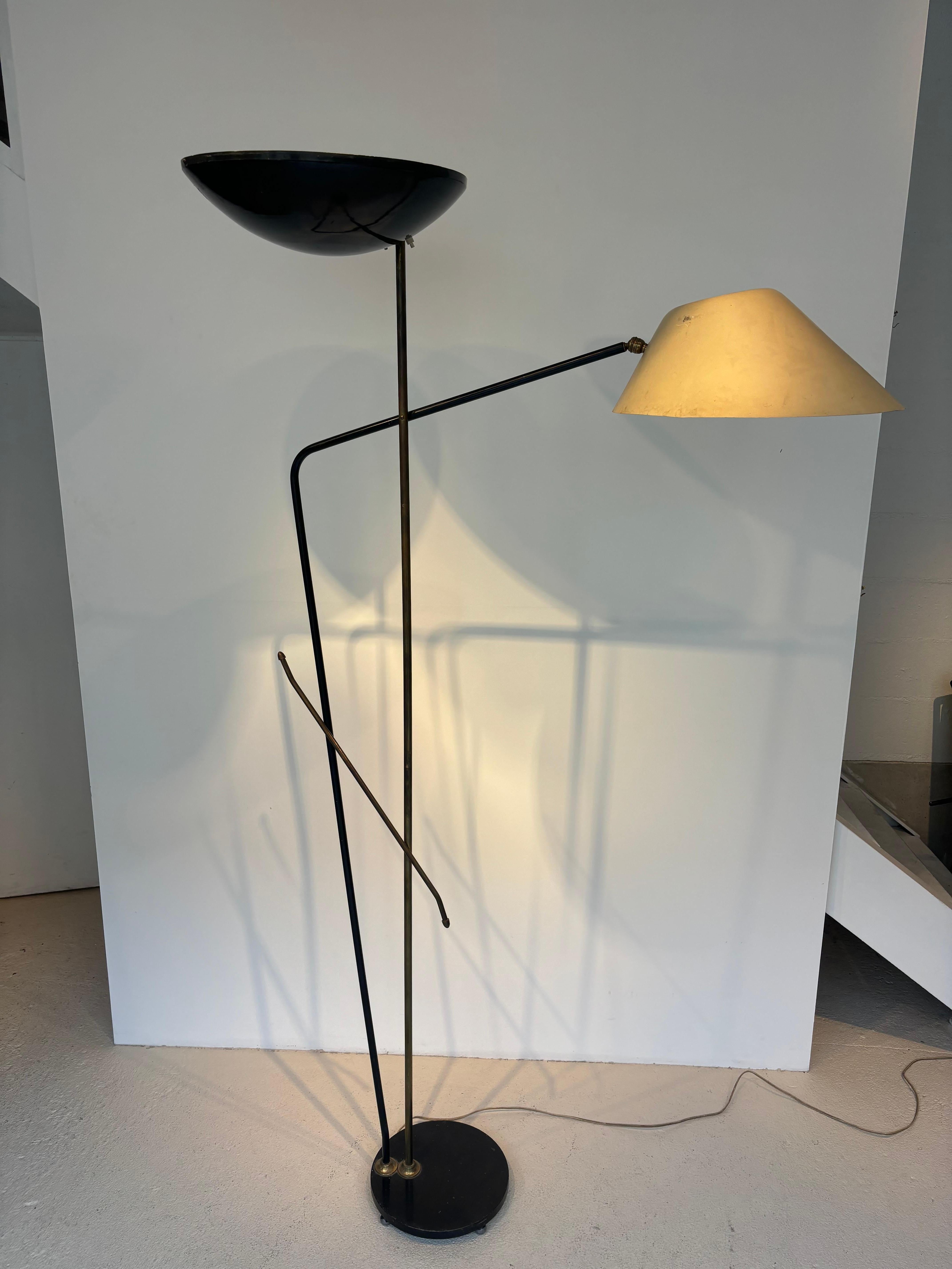 Mid-Century Modern Gilardi and Barzaghi floorlamp For Sale