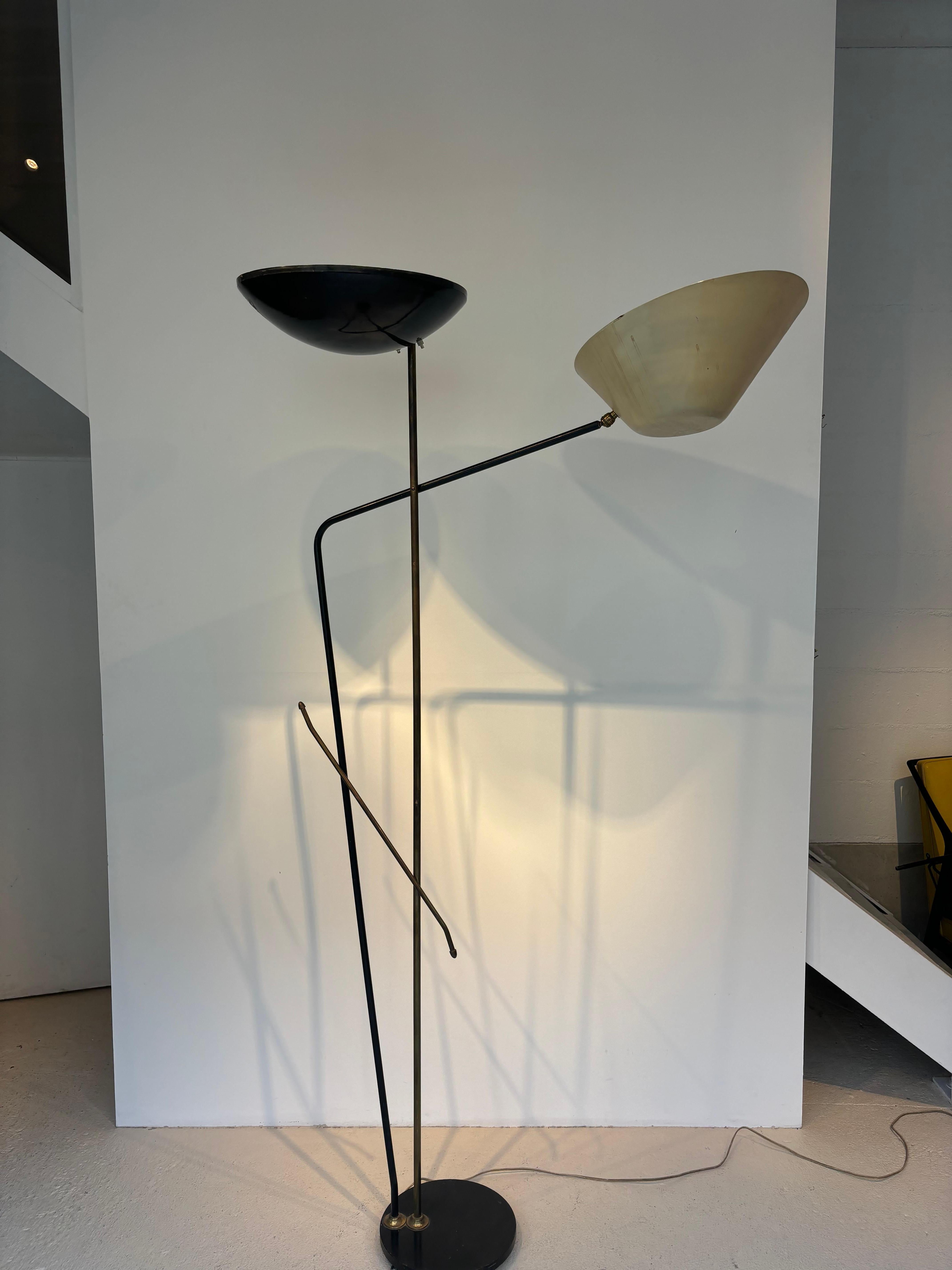 Italian Gilardi and Barzaghi floorlamp For Sale