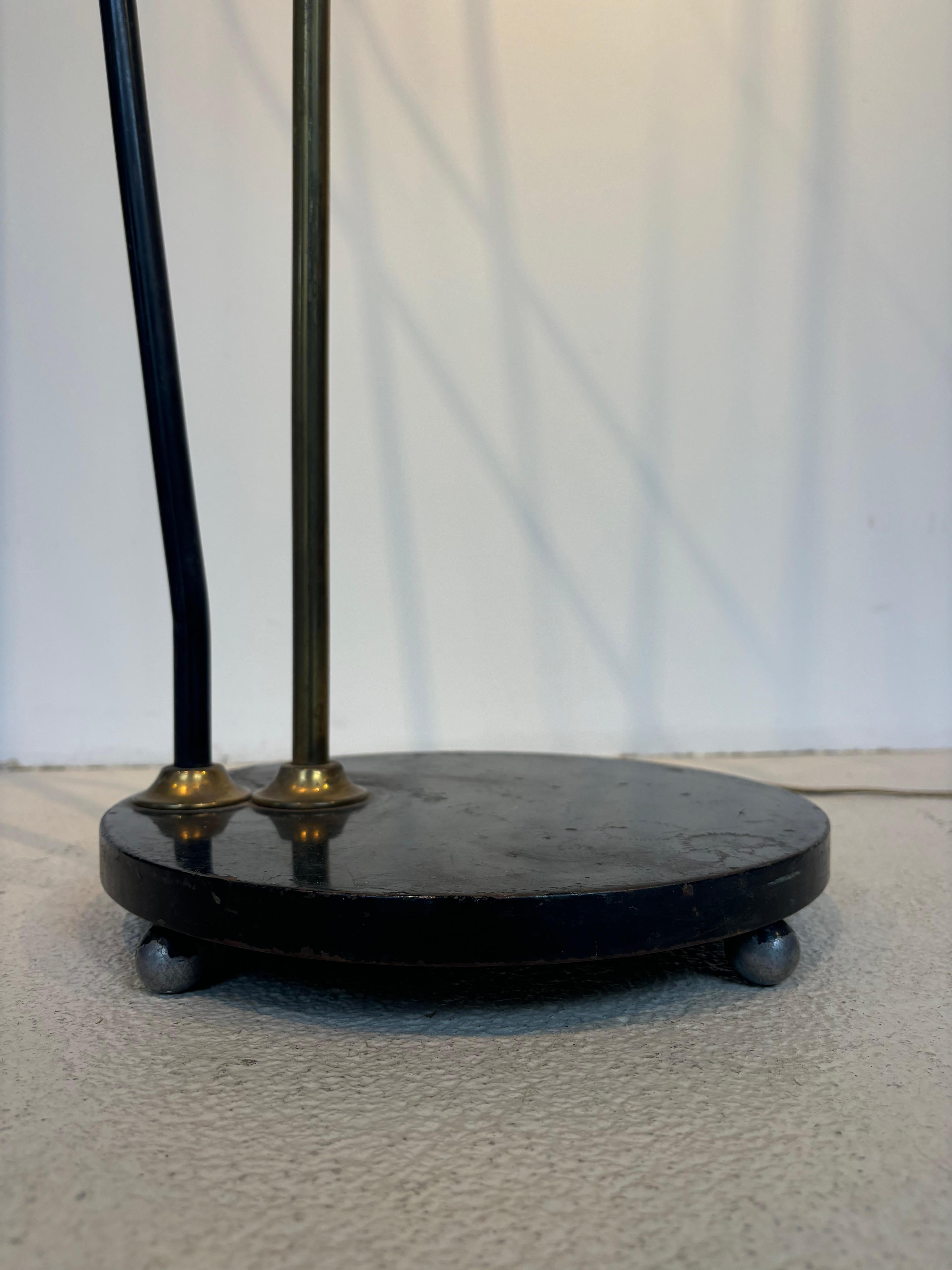 Metal Gilardi and Barzaghi floorlamp For Sale