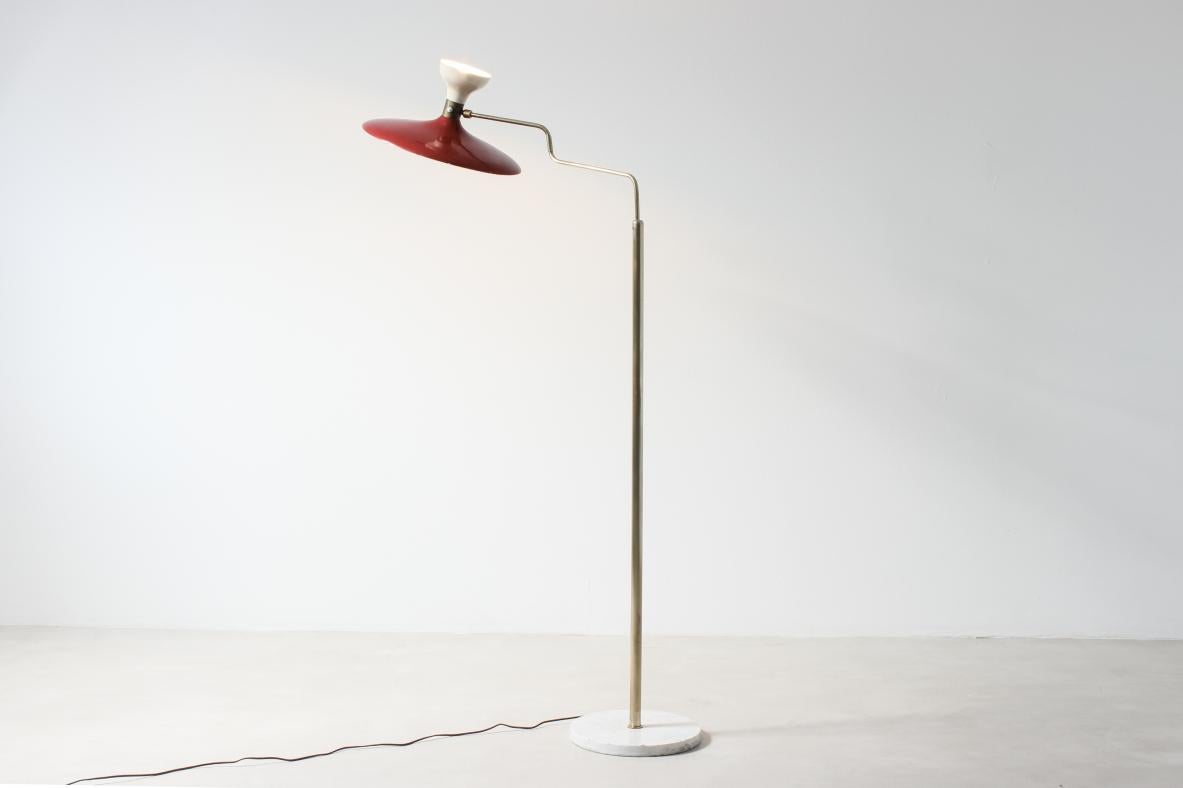 italien Gilardi & Barzaghi, lampadaire à deux Lights en vente