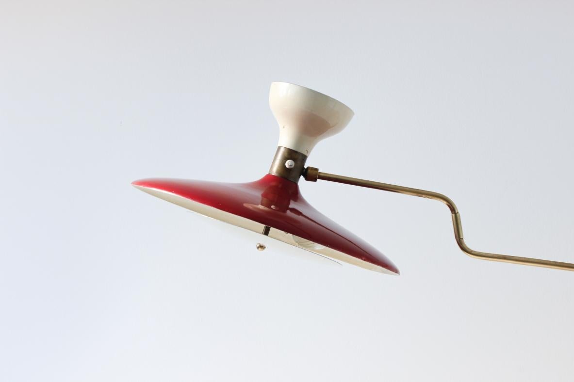 Gilardi & Barzaghi, lampadaire à deux Lights en vente 1