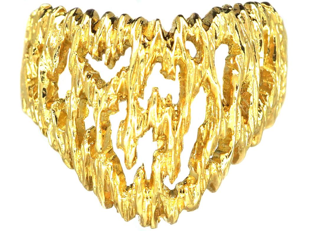 Gilbert Albert Anillo de oro de 18 quilates para Omega en venta 2