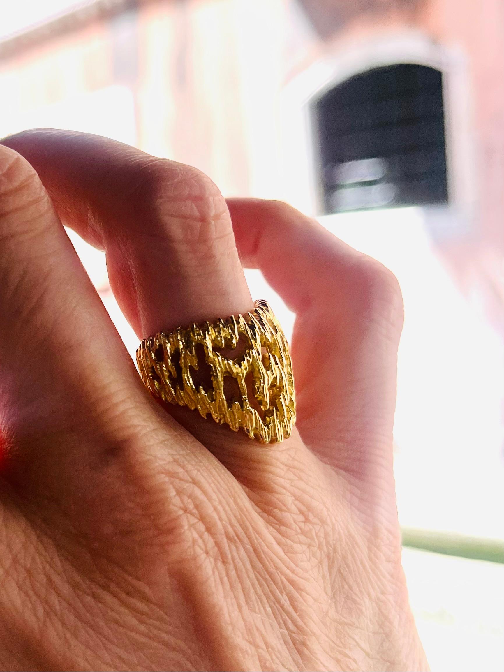 Gilbert Albert Anillo de oro de 18 quilates para Omega en venta 2