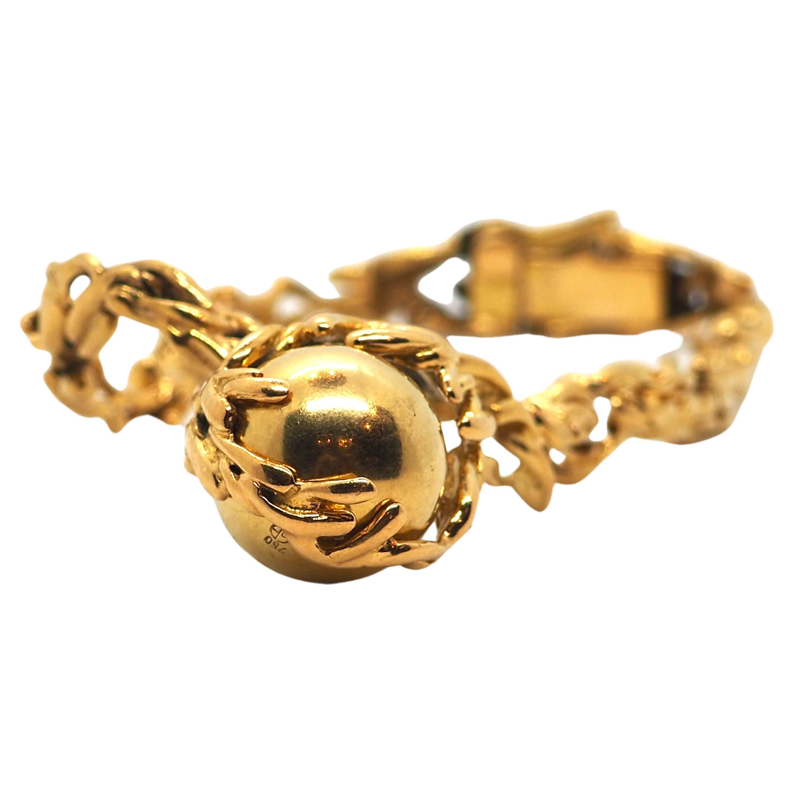 An Old 9ct Rose Gold Graduated Albert Bracelet 8.5 at Segal's Jewellers