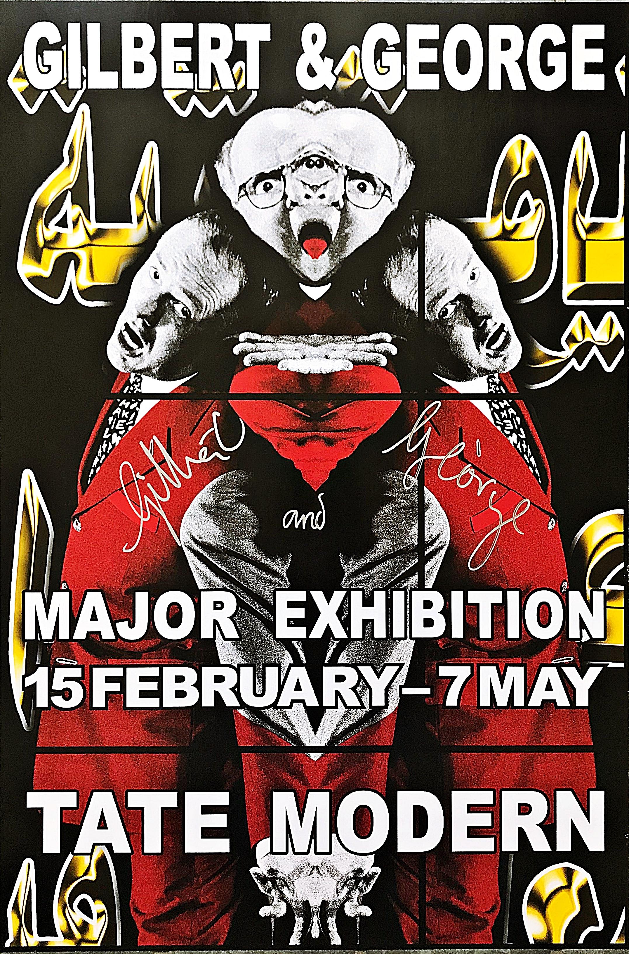 Ausstellung von Gilbert und George Major, Tate Modern (Handsigniert)