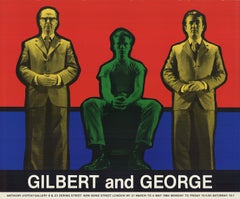 GILBERT & GEORGE 'Anthony d'Offay Gallery' 1984- Offset Lithograph