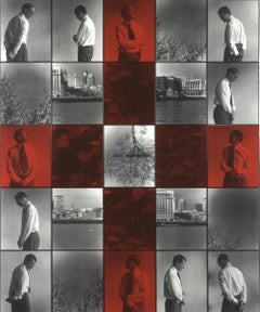 GILBERT & GEORGE « Red Morning Trouble » 2000- Lithographie offset