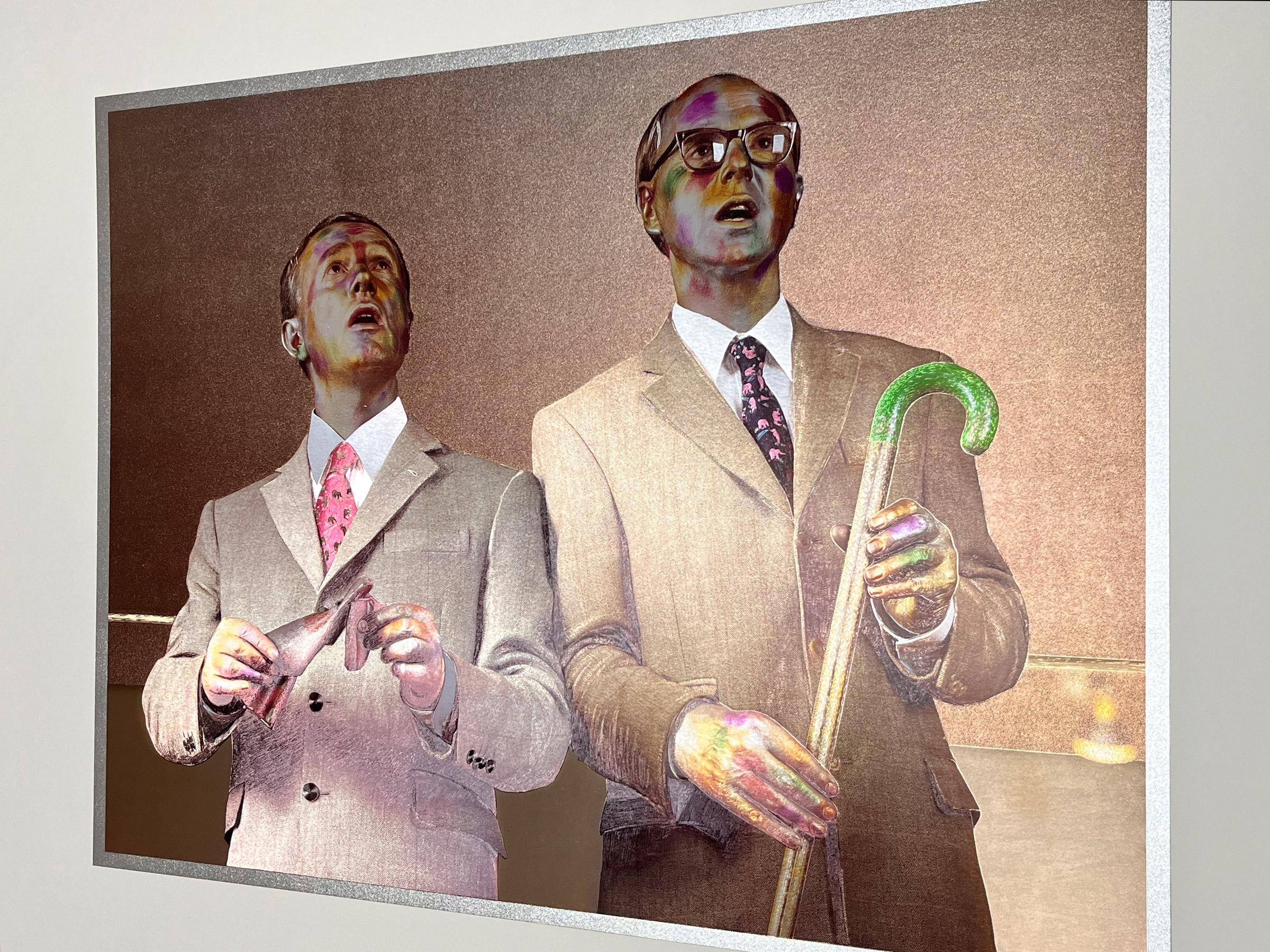 Gilbert & George, La escultura cantante 1969-91 - Arte británico, Impresión firmada en venta 2