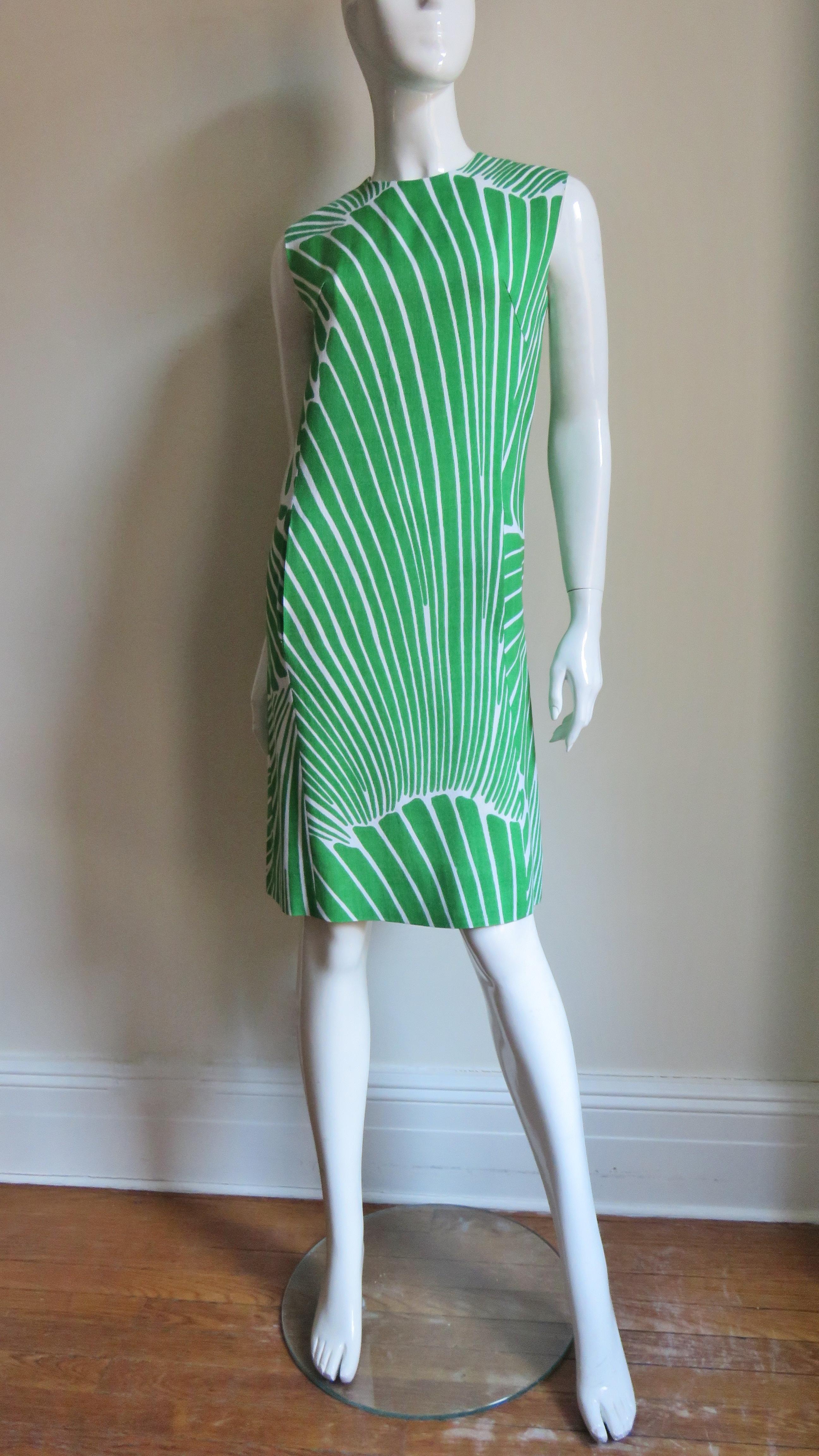  Gilbert Couture 1960s Geometric Dress and Coat 4