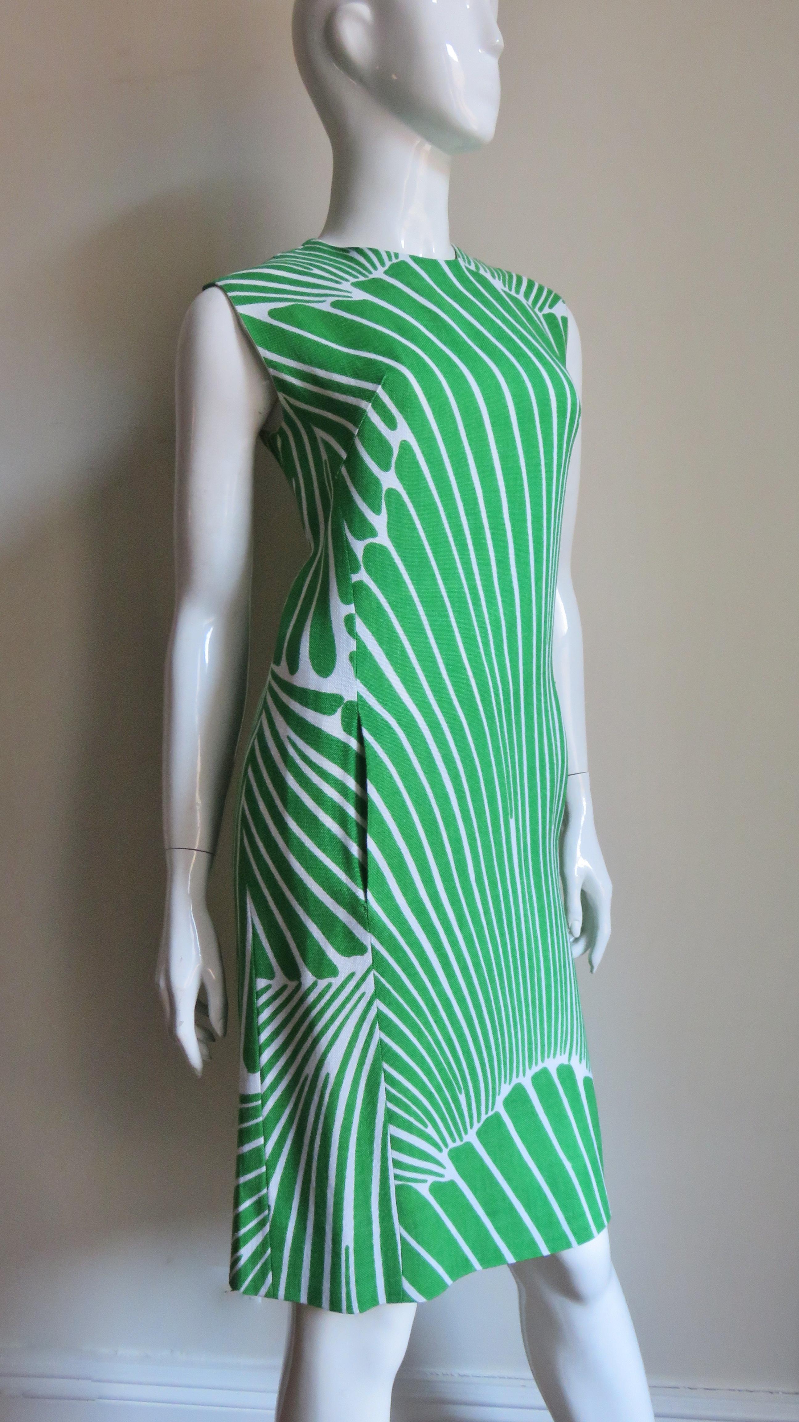  Gilbert Couture 1960s Geometric Dress and Coat 1