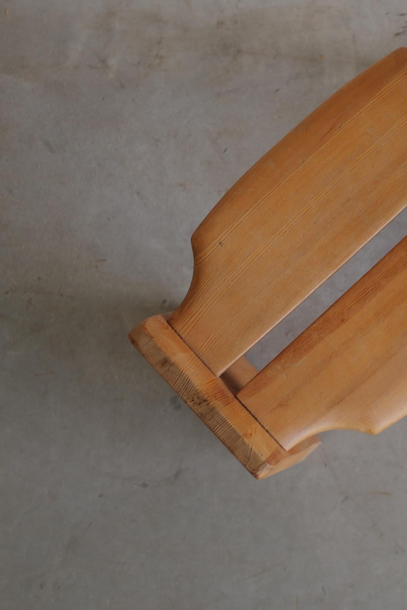 Hocker, Kiefer, Furusnickaren, Gilbert Marklund, Schweden, 1970er Jahre im Angebot 2