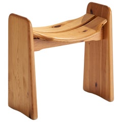 Gilbert Marklund, Stool, Pine, Sweden, 1970s