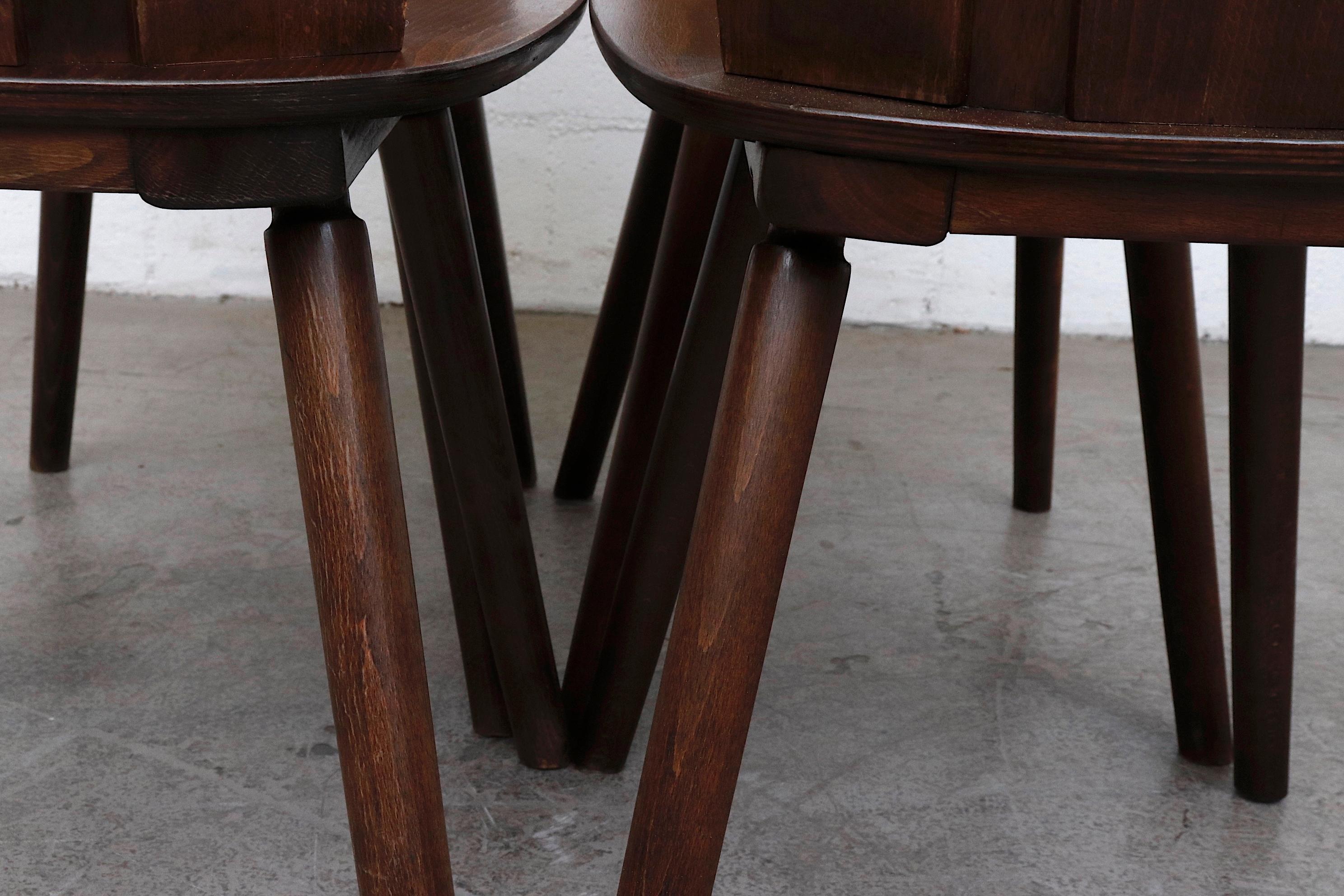 Gilbert Marklund Style Brutalist Dining Chairs 9