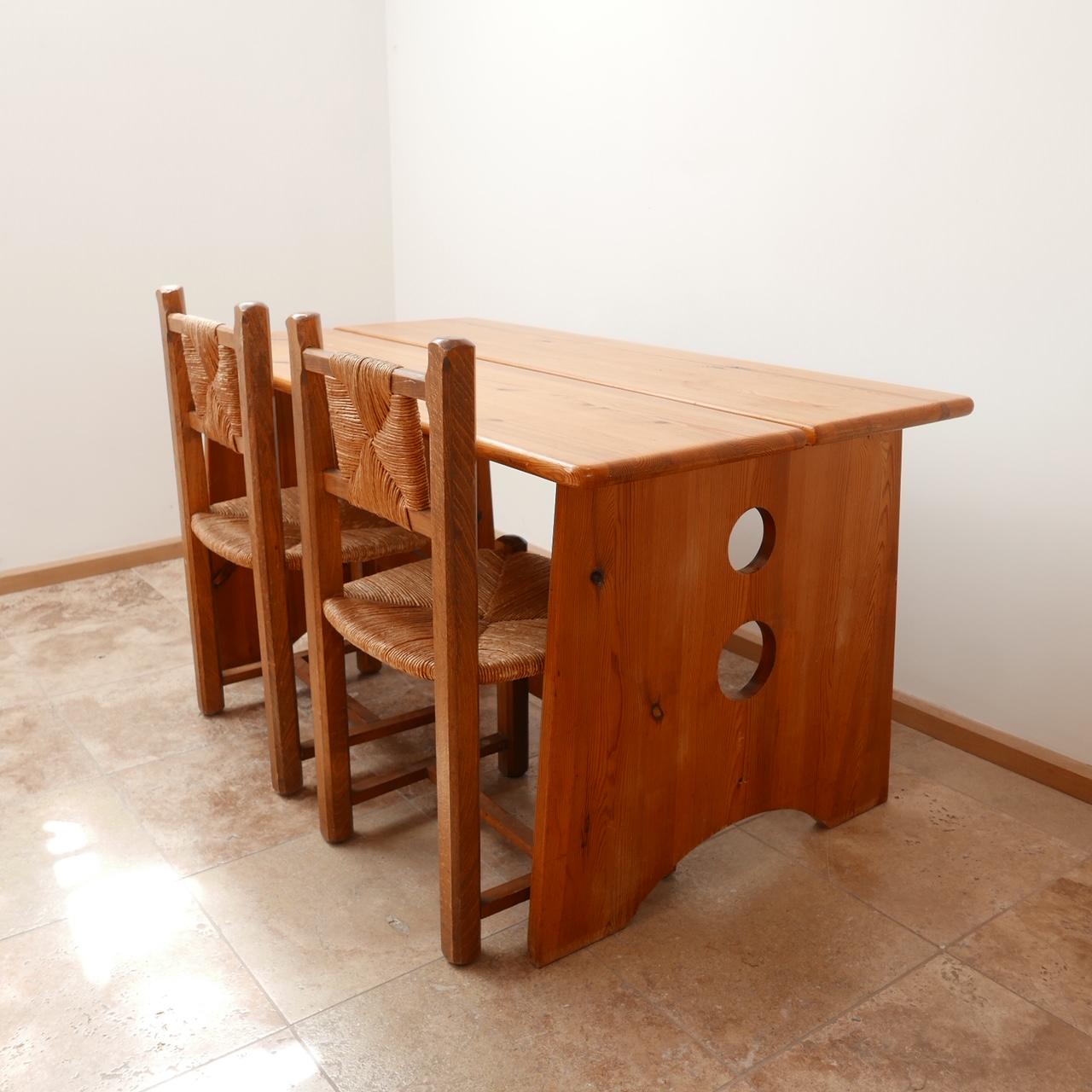Mid-Century Modern Gilbert Marklund Swedish Pine Midcentury Dining Table