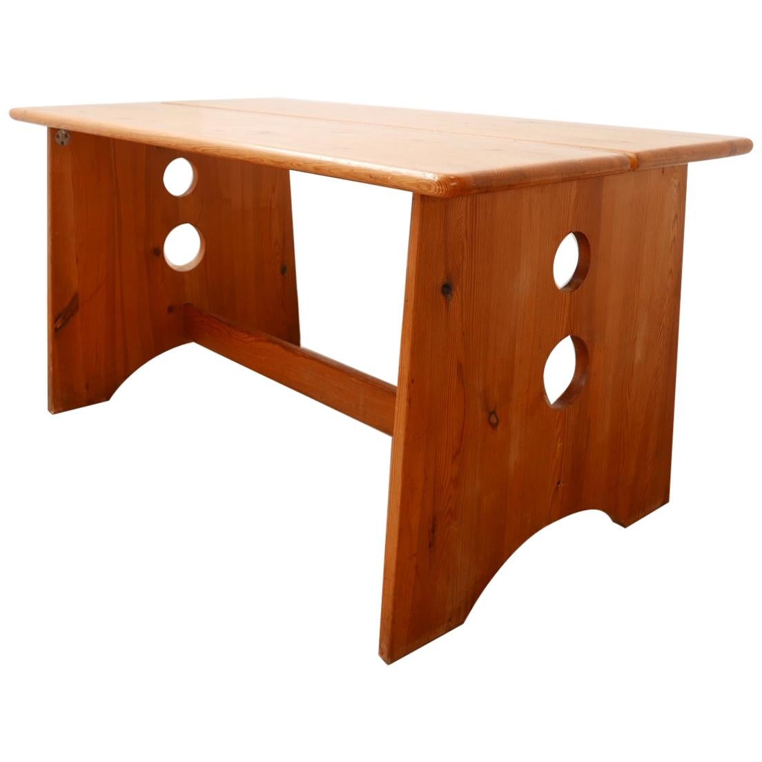 Gilbert Marklund Swedish Pine Midcentury Dining Table