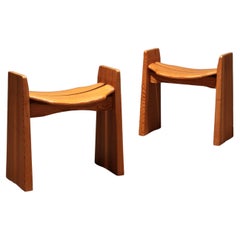 Used Gilbert Marklund Wooden Stools Jonte - Scandinavian Design
