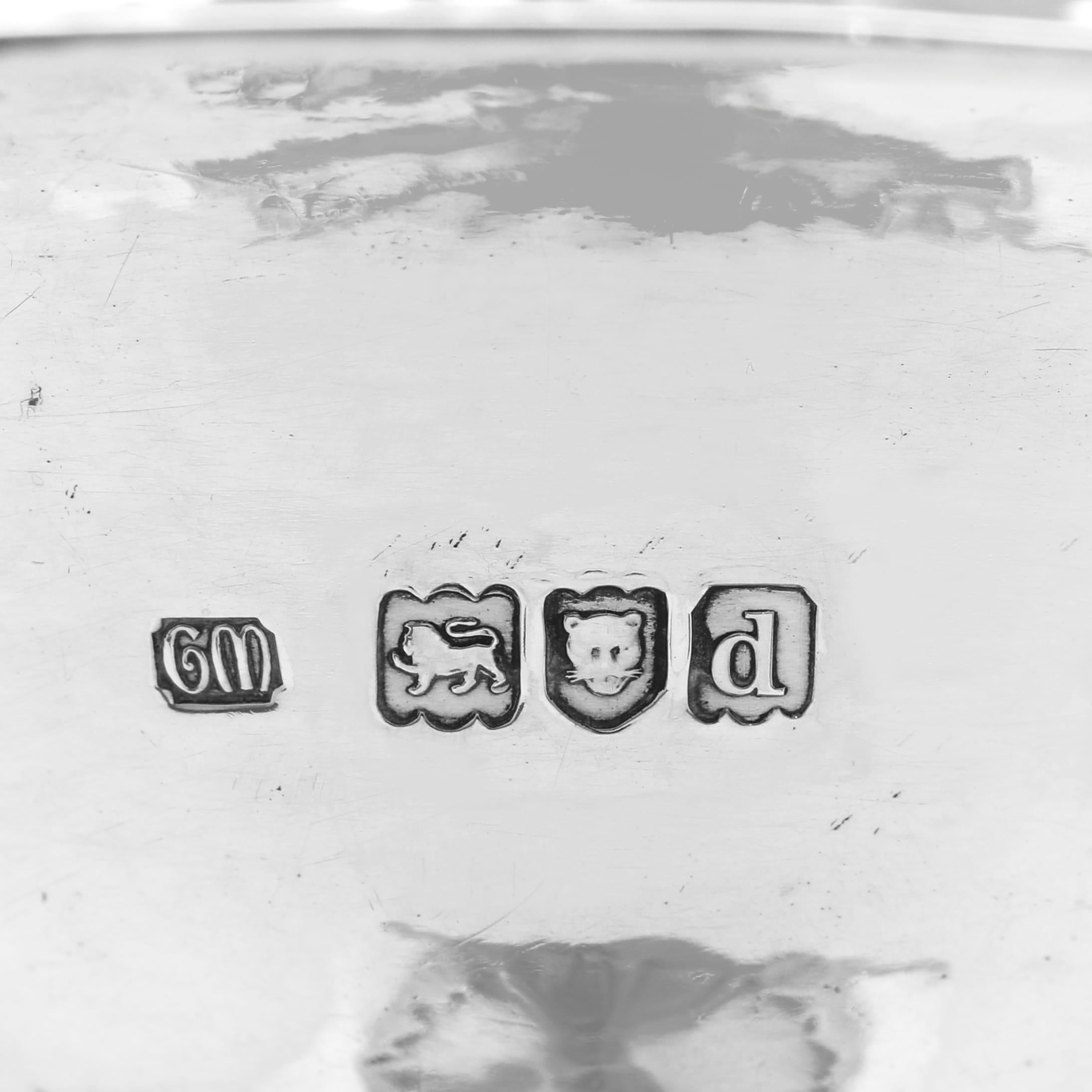 Tazze in argento di Gilbert Marks Arts & Crafts, 1899 in vendita 2