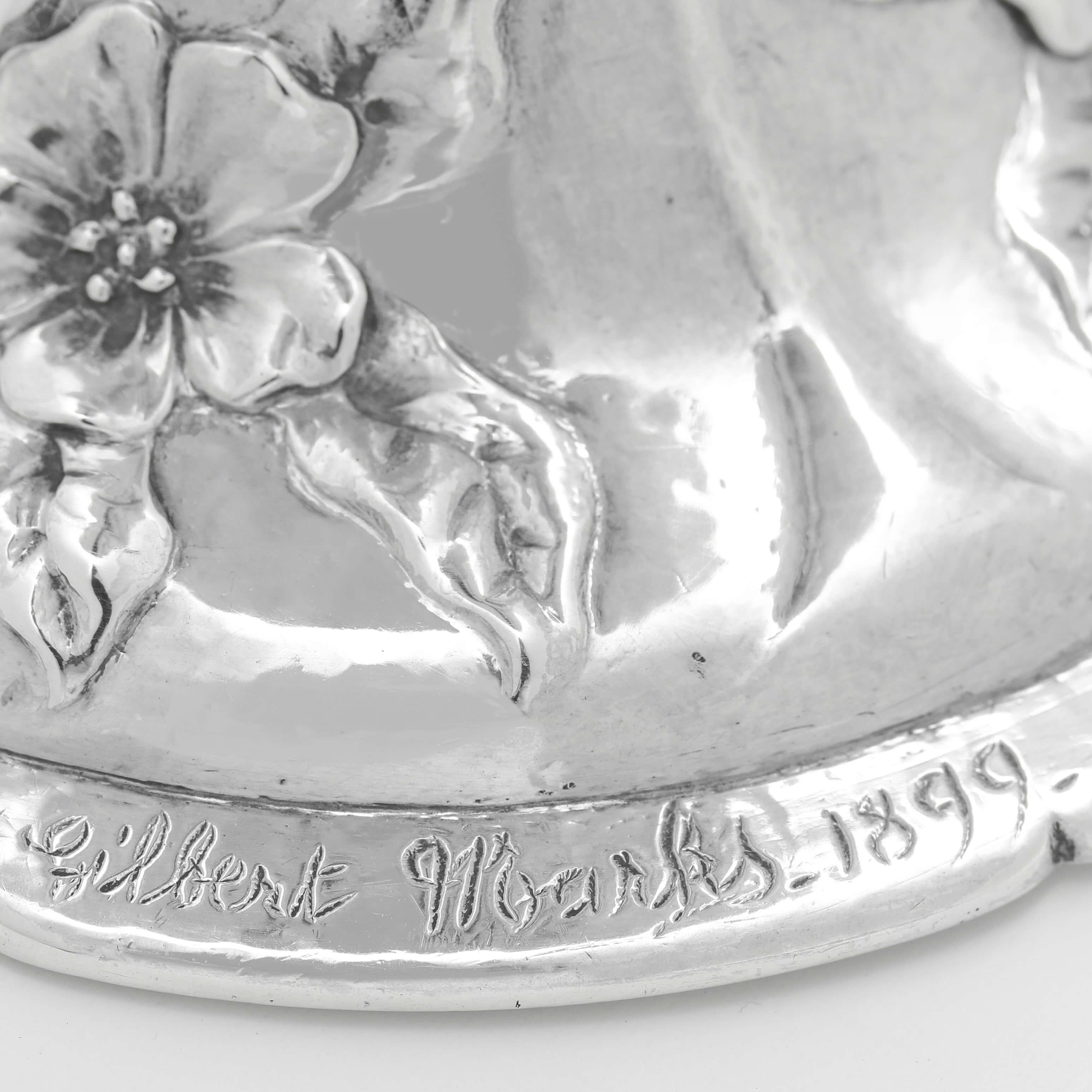 Late 19th Century Gilbert Marks -  Signed Victorian Sterling Silver Sugar Shaker - London 1899