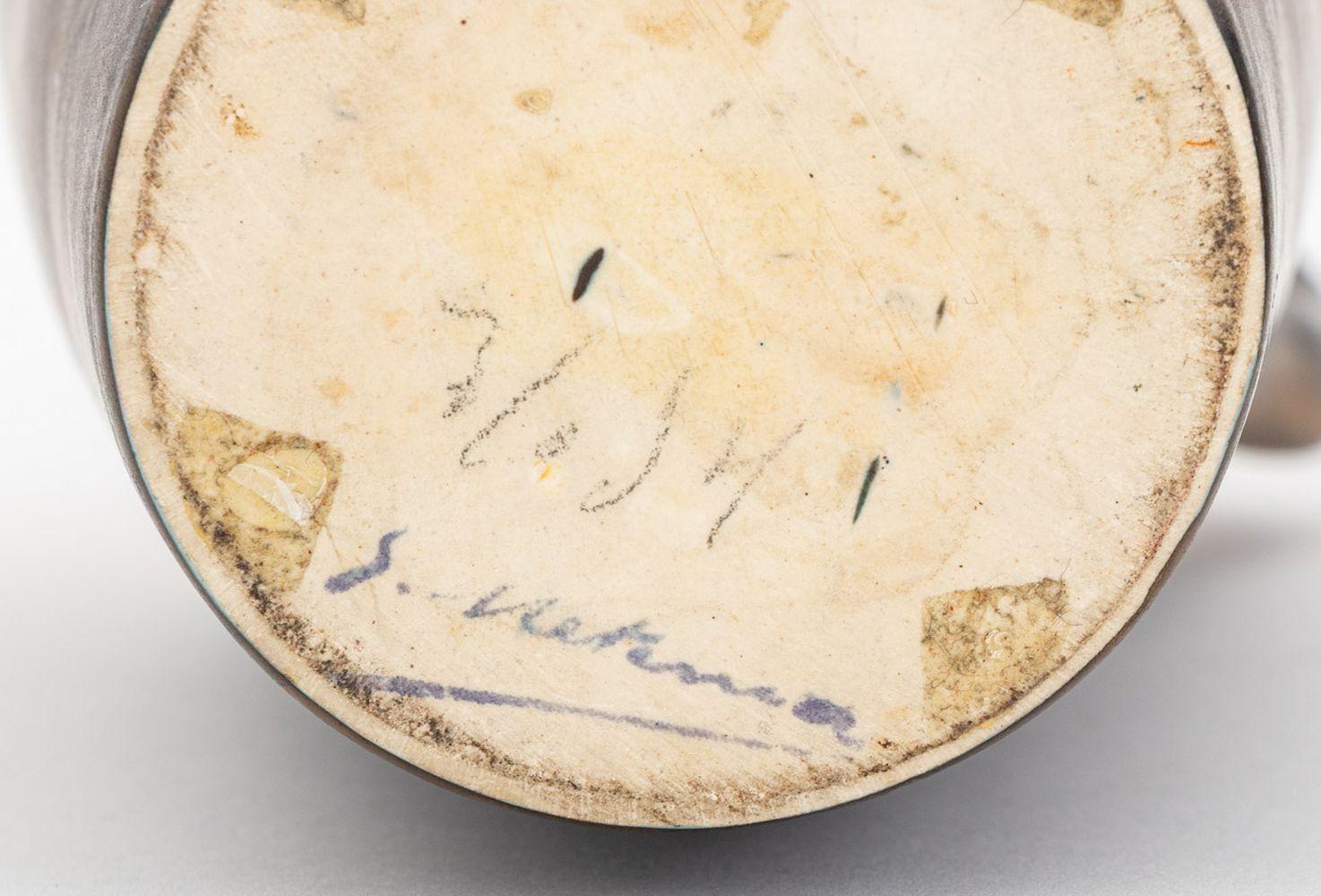 Vases en poterie d'art émaillée Gilbert Metenier, 2 Bon état - En vente à Astoria, NY