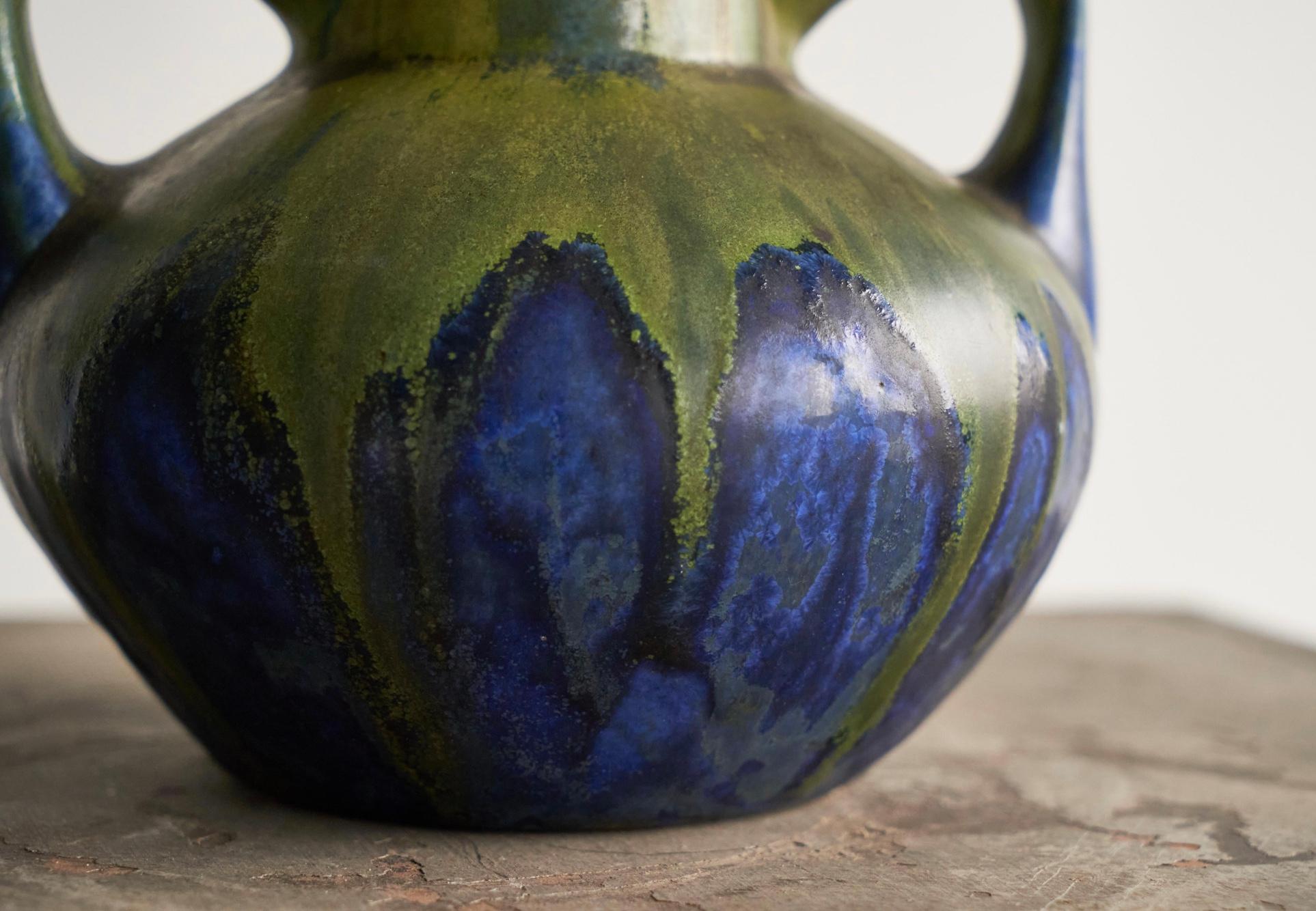 Gilbert Méténier Vase Greene & Greene Greene Studio Pottery, France 1920s 2