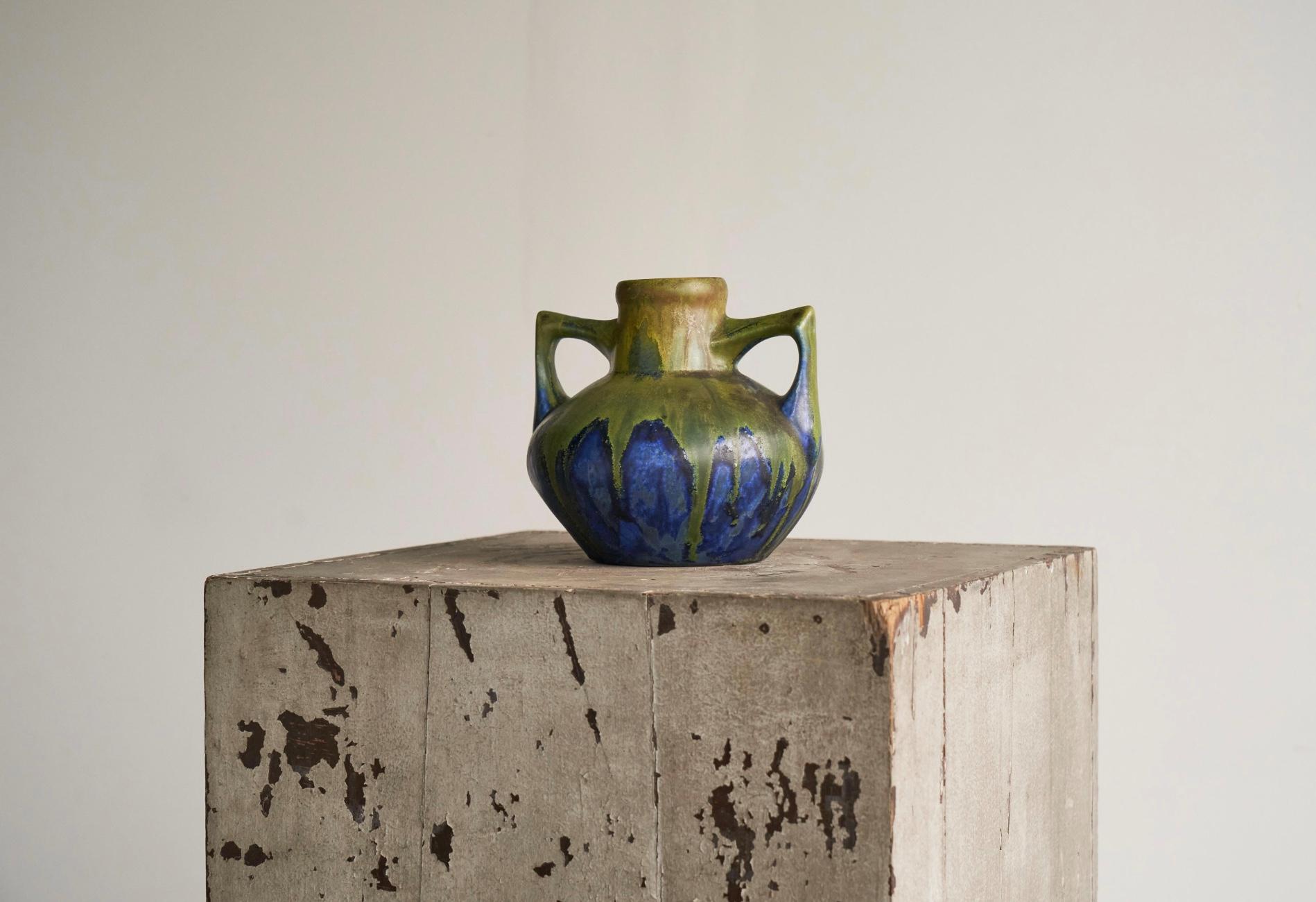 Gilbert Méténier Vase Greene & Greene Greene Studio Pottery, France 1920s 3