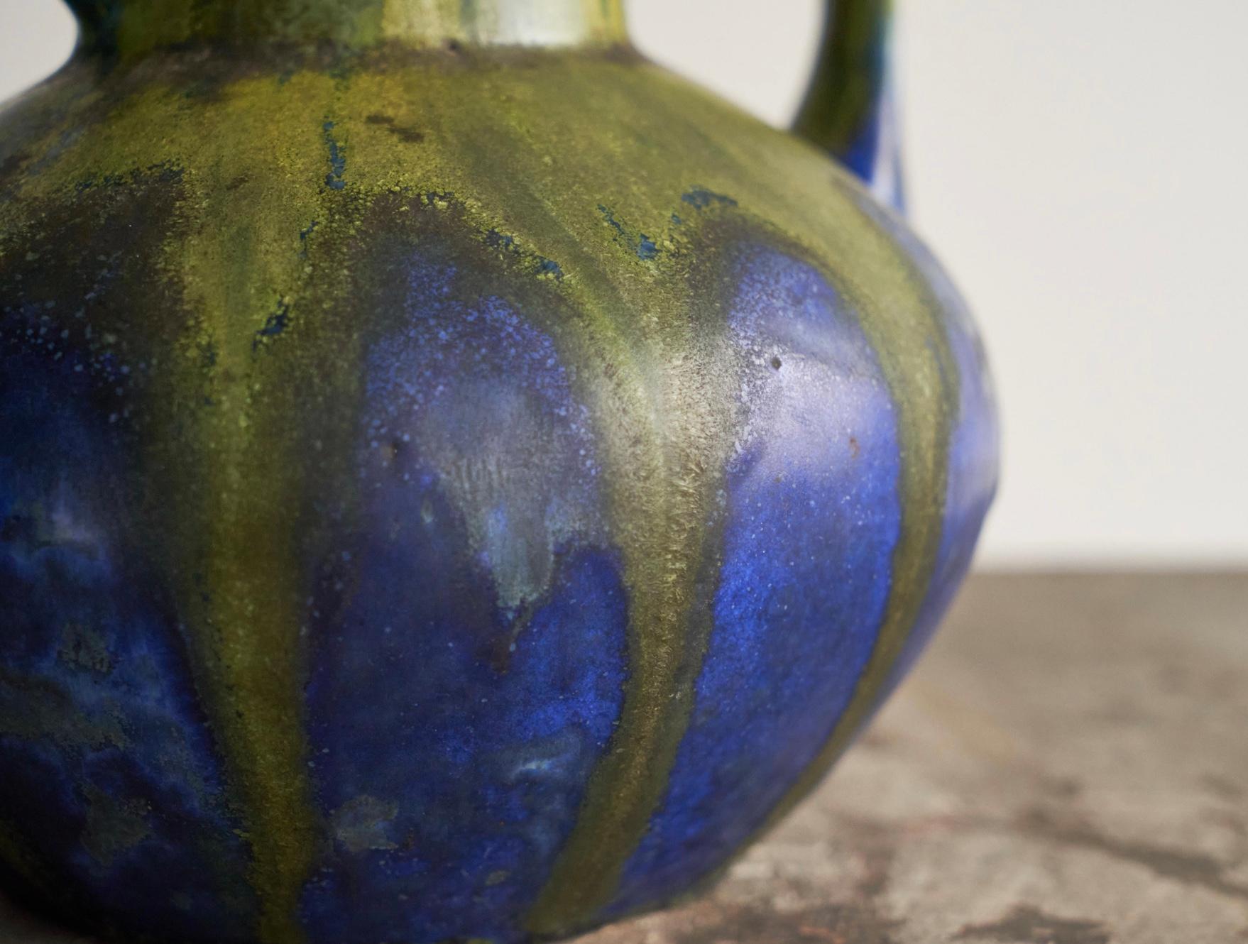 Gilbert Méténier Vase Greene & Greene Greene Studio Pottery, France 1920s Bon état à Meer, VAN