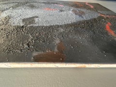 Der orangefarbene Hut von Gilbert Pauli - Acryl auf Leinwand 65x92 cm