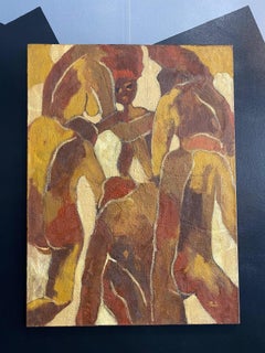 A child for humans by Gilbert Pauli - Oil on canvas 130x97 cm