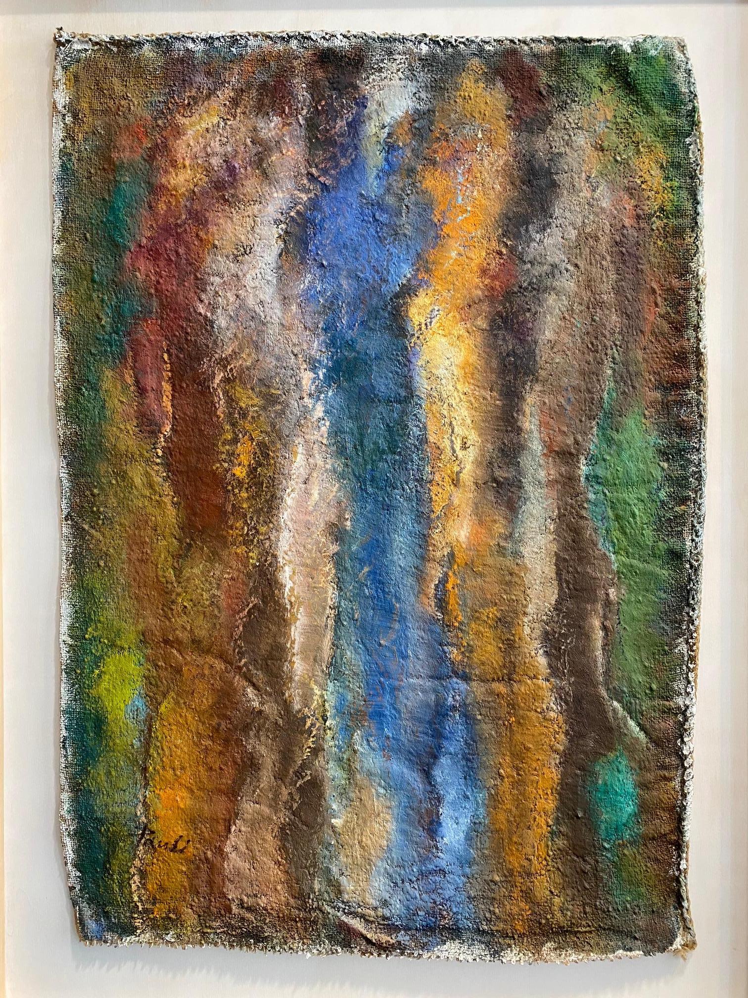 „Apprivoiser“ von Gilbert Pauli – Öl auf Leinwand 70x100 cm im Angebot 3
