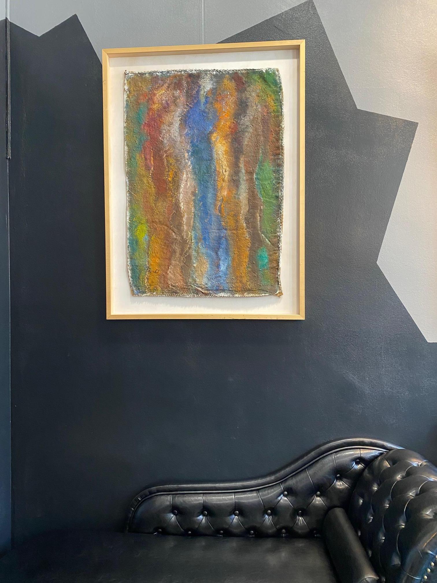 „Apprivoiser“ von Gilbert Pauli – Öl auf Leinwand 70x100 cm im Angebot 6