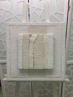 Nascita e lutto n°7 di Gilbert Pauli - Acrilico su gesso 29x29 cm