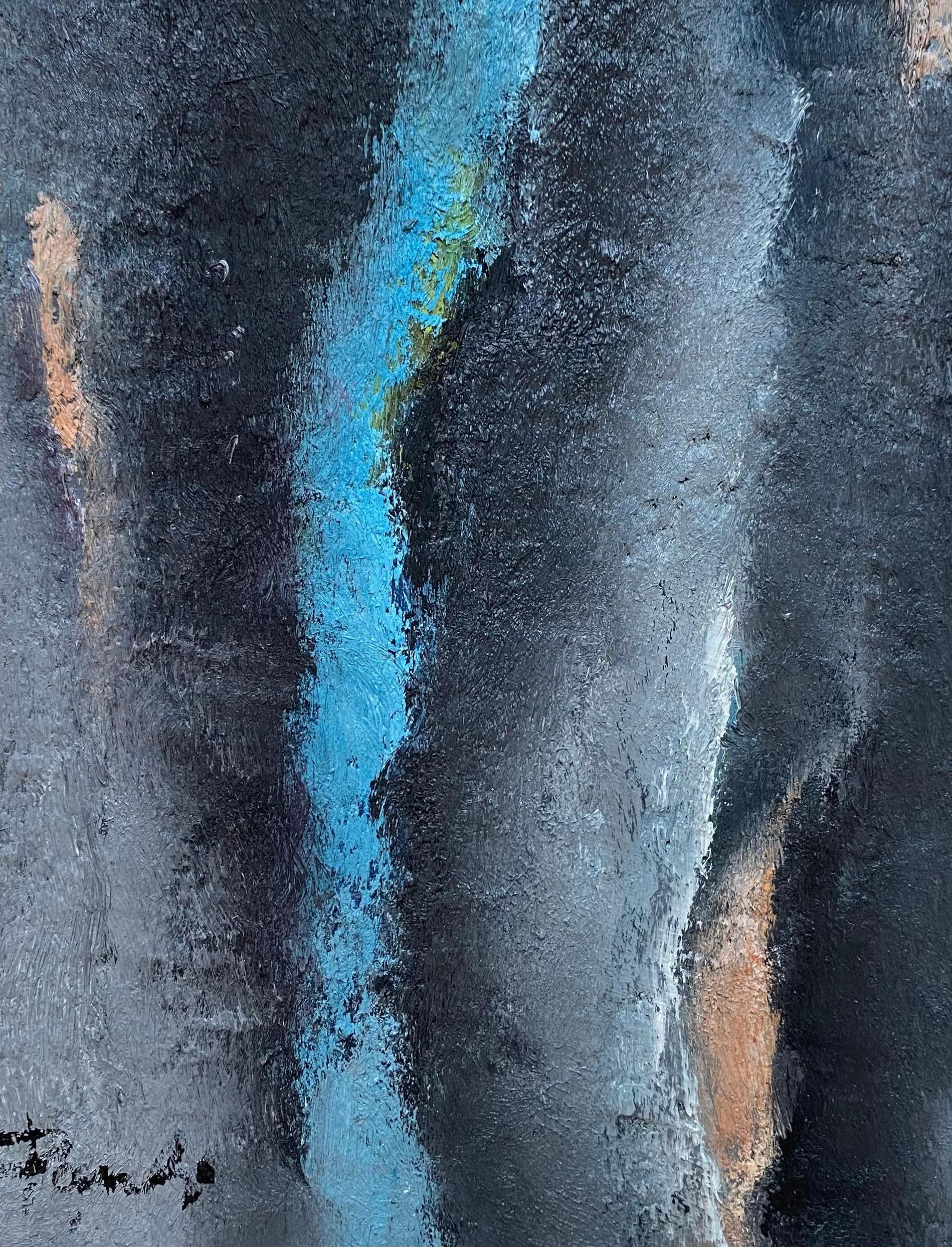Öl auf Leinwand und Rahmen 
Gesamtgröße mit Rahmen: 24x28x1 cm 