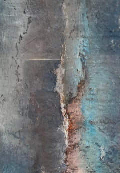 Blue and grey abstract composition n2