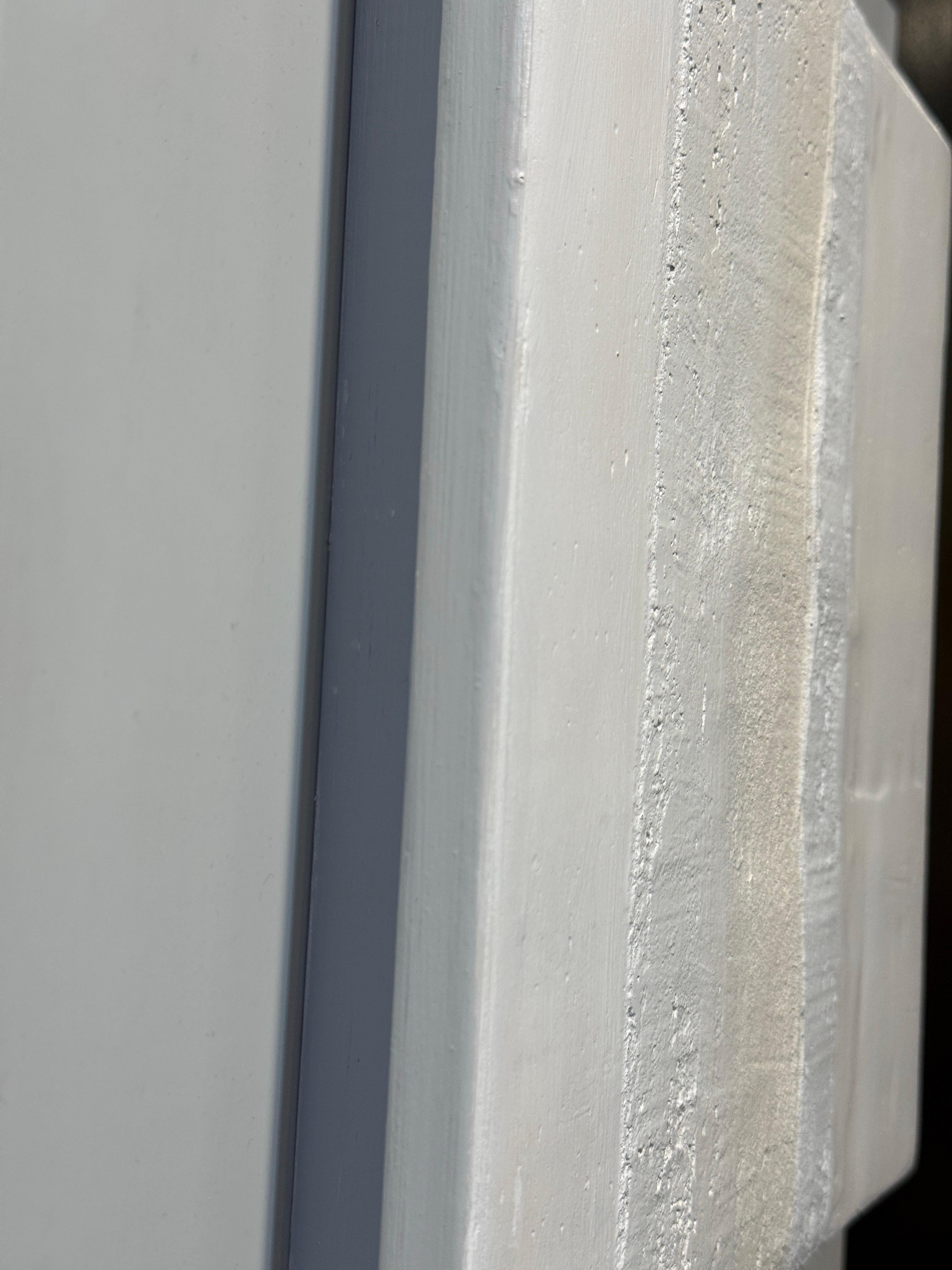 Collection plaster and cement N°3 by Gilbert Pauli - Mixed Media 47x47 cm For Sale 5