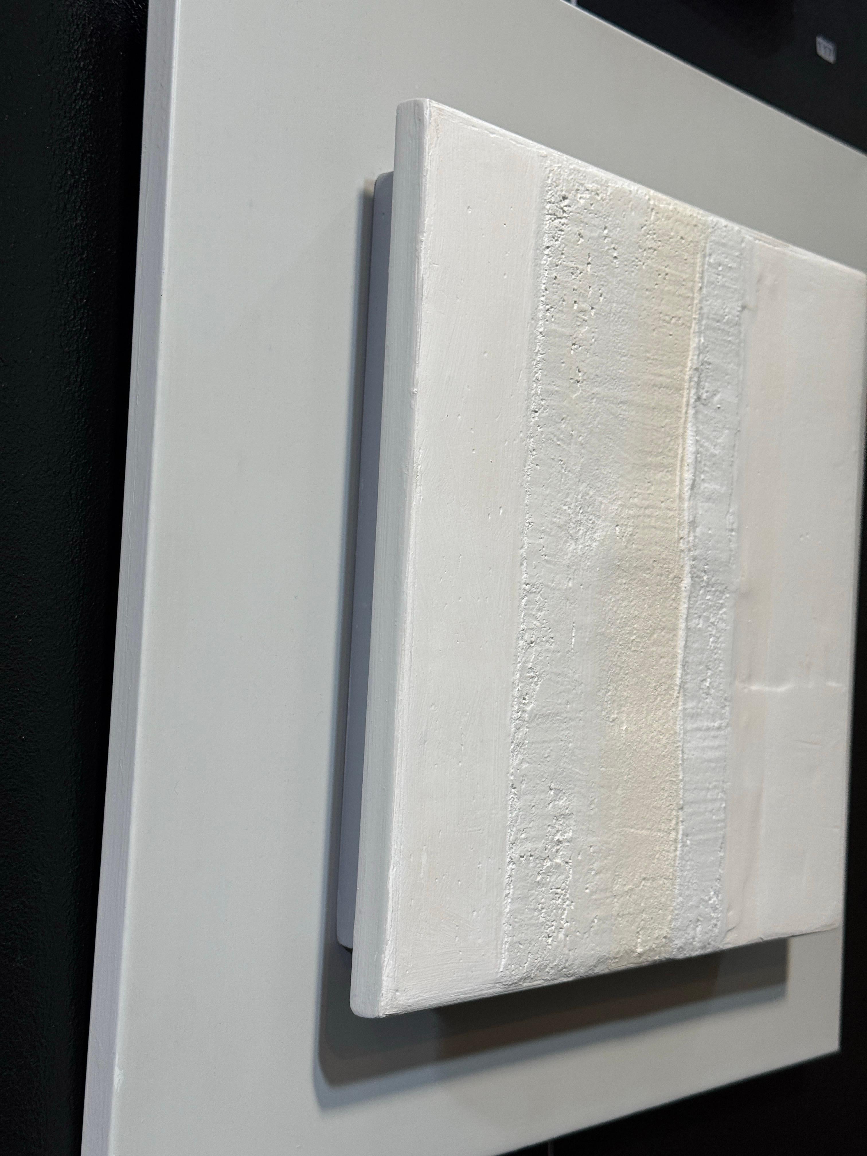 Collection plaster and cement N°3 by Gilbert Pauli - Mixed Media 47x47 cm For Sale 6
