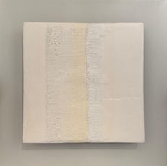Collection'S in gesso e cemento N°3 di Gilbert Pauli - Tecnica mista 47x47 cm