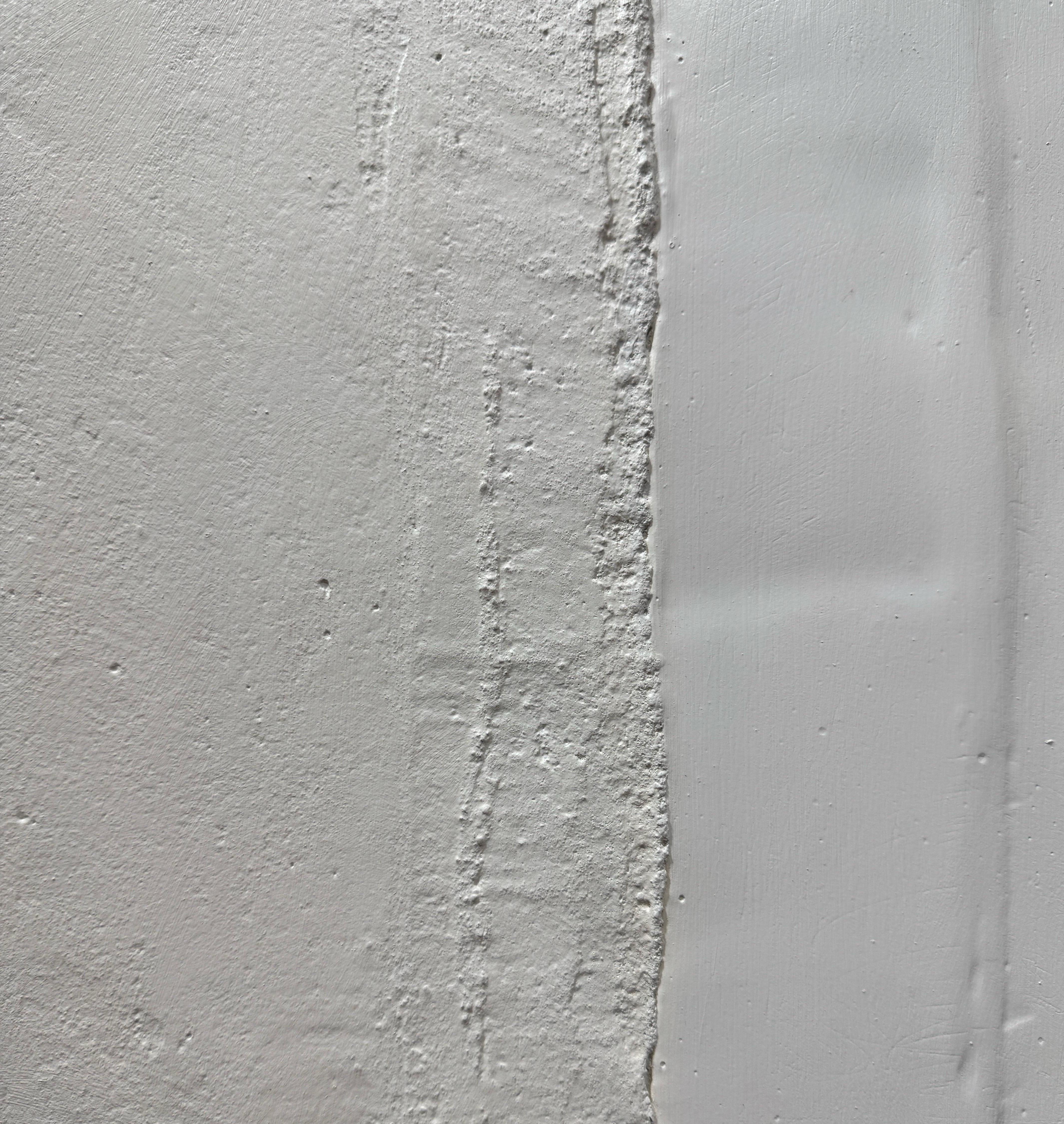 Collection plaster and cement n°9 by Gilbert Pauli - Mixed media 61x126 cm For Sale 1