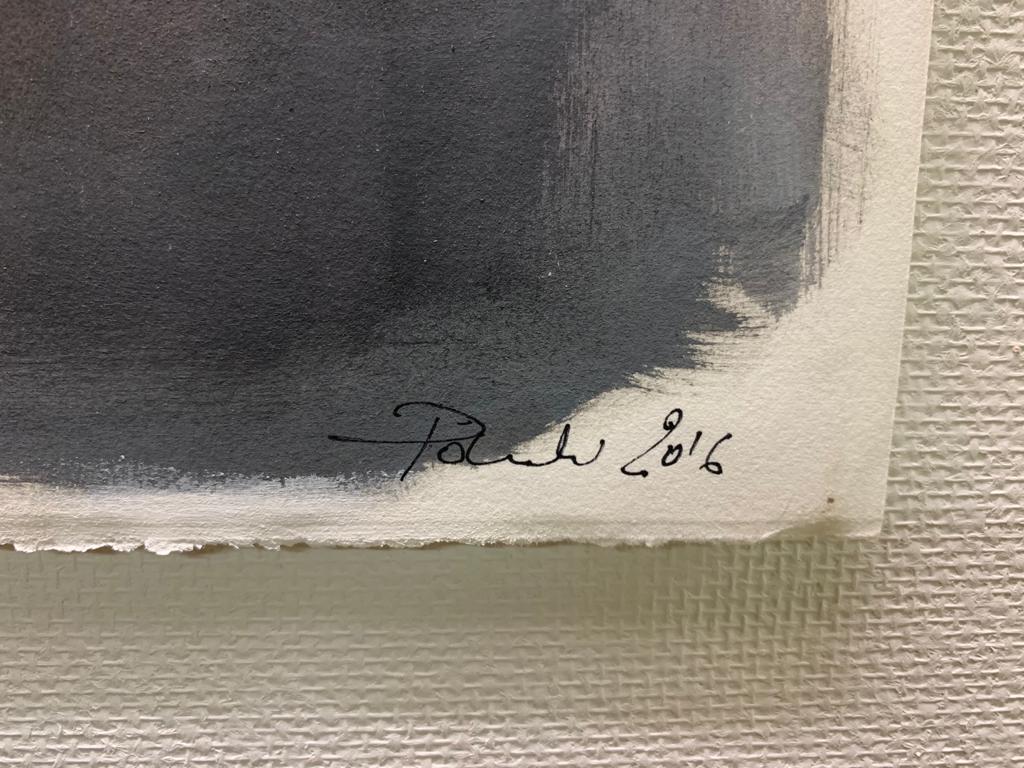 Série Pastels N°4 di Gilbert Pauli - Pastello 33x50 cm in vendita 2