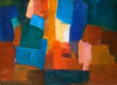 "Déclamer" by Gilbert Pauli - Oil on burlap 68x98 cm