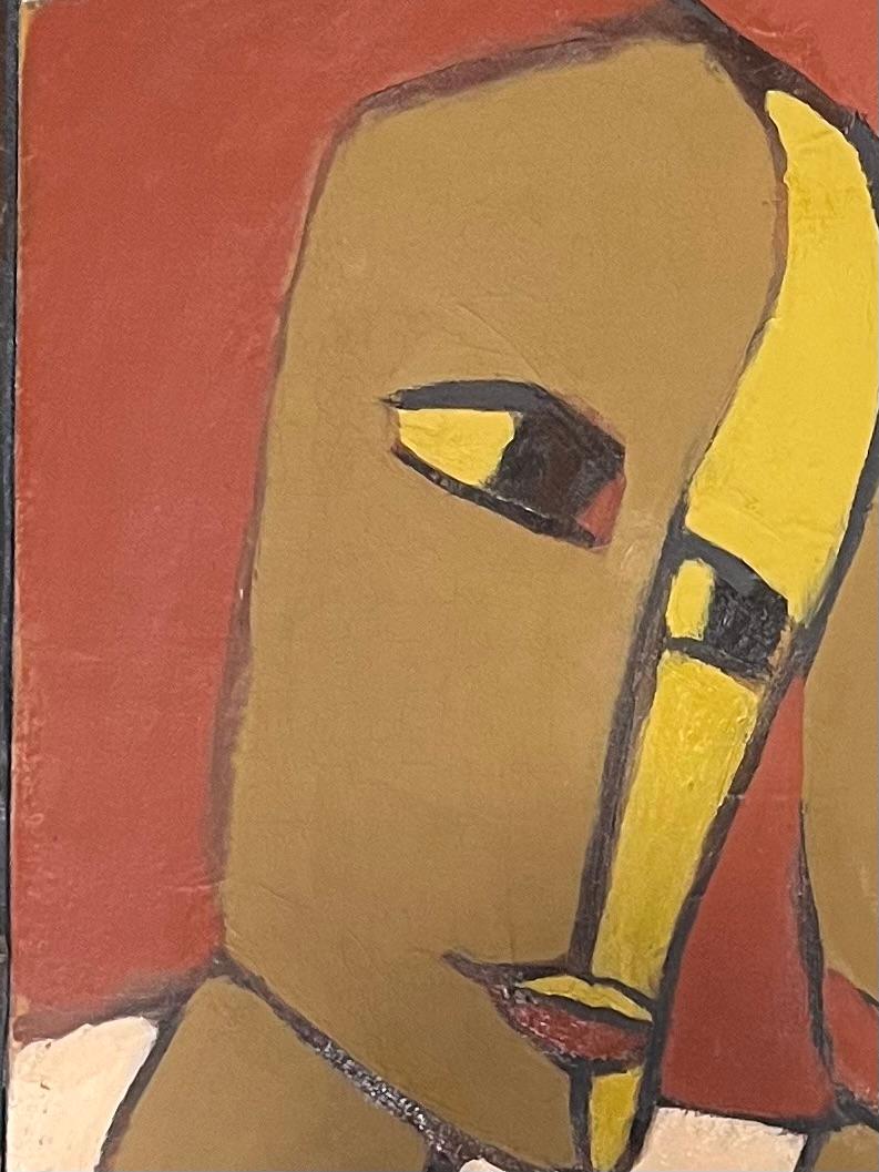 Die Gefährten von Emmaüs von Gilbert Pauli - Öl auf Leinwand 38x46 cm im Angebot 4