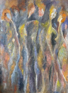 Enlacer di Gilbert Pauli - Olio su tela 130x97 cm